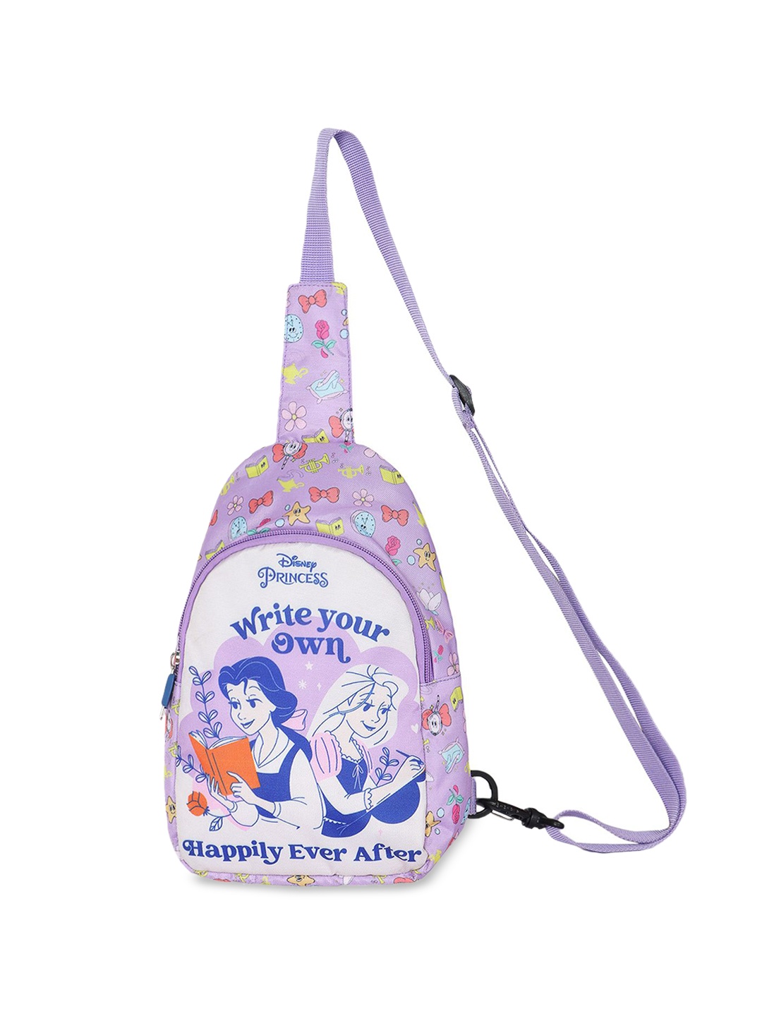 

NOVEX Unisex Graphic Printed Crossbody Hobo Bag, Lavender