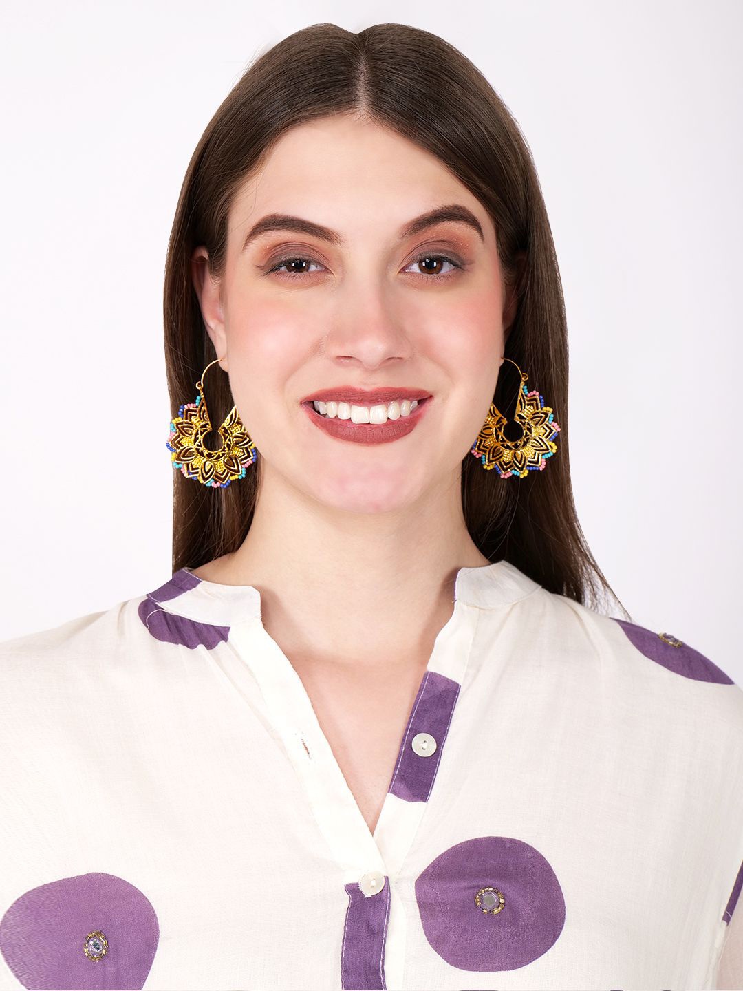 

Anouk Contemporary Hoop Earrings, Gold