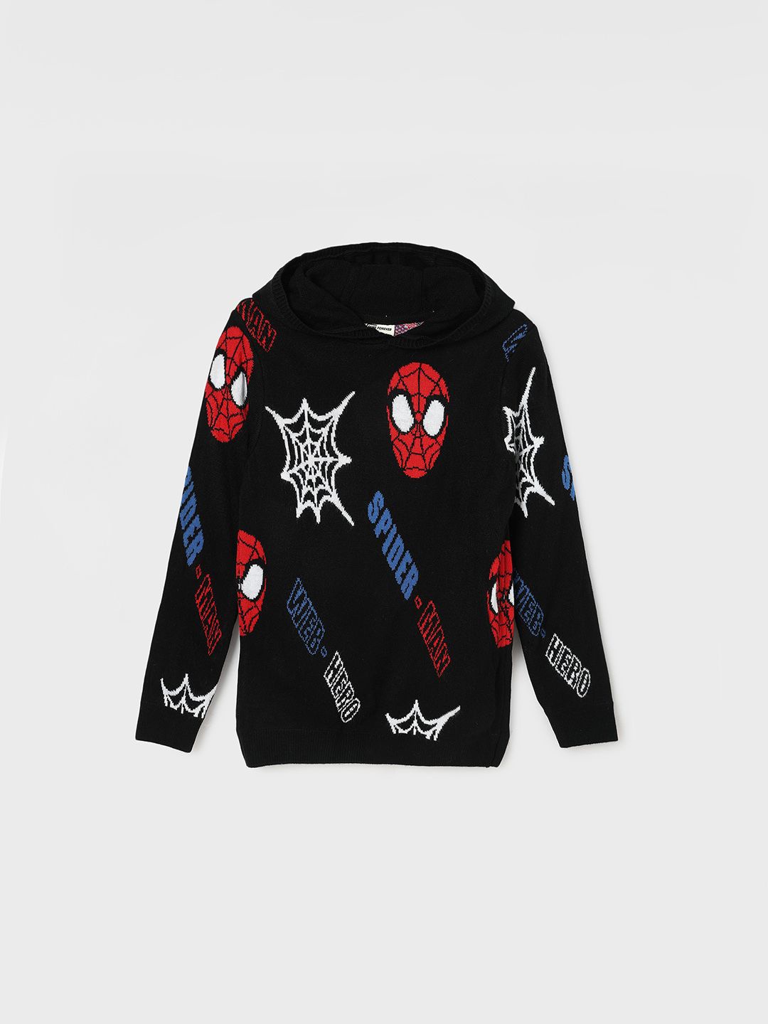 

Fame Forever by Lifestyle Boys Abstract Printed Cotton Pullover, Black