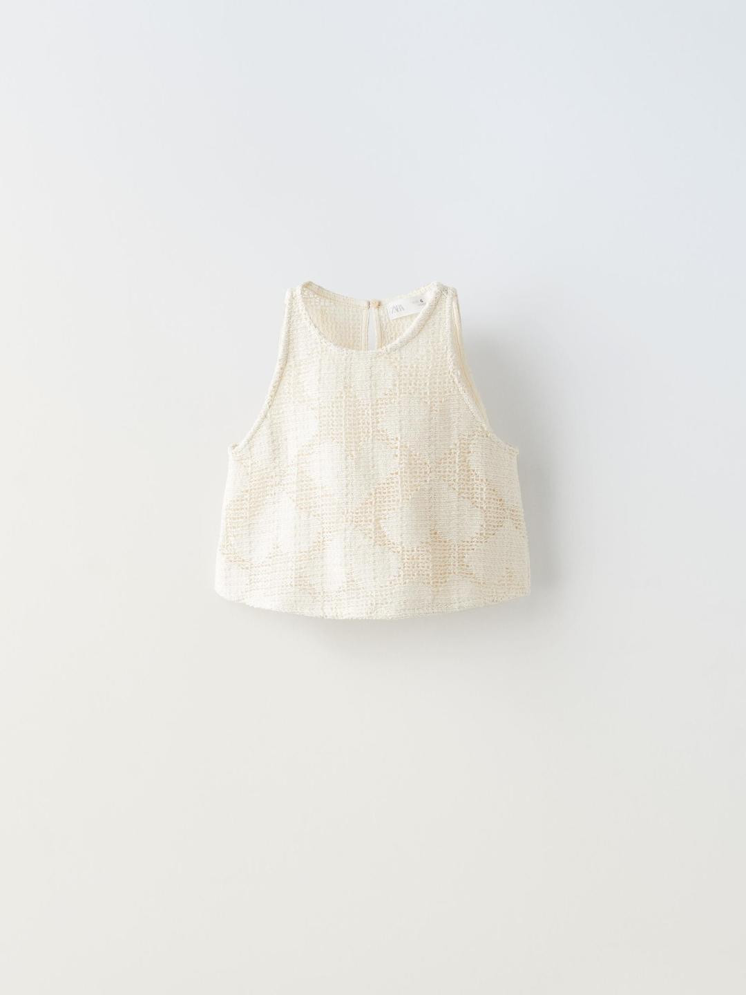 

ZARA Girls Beige Shirts