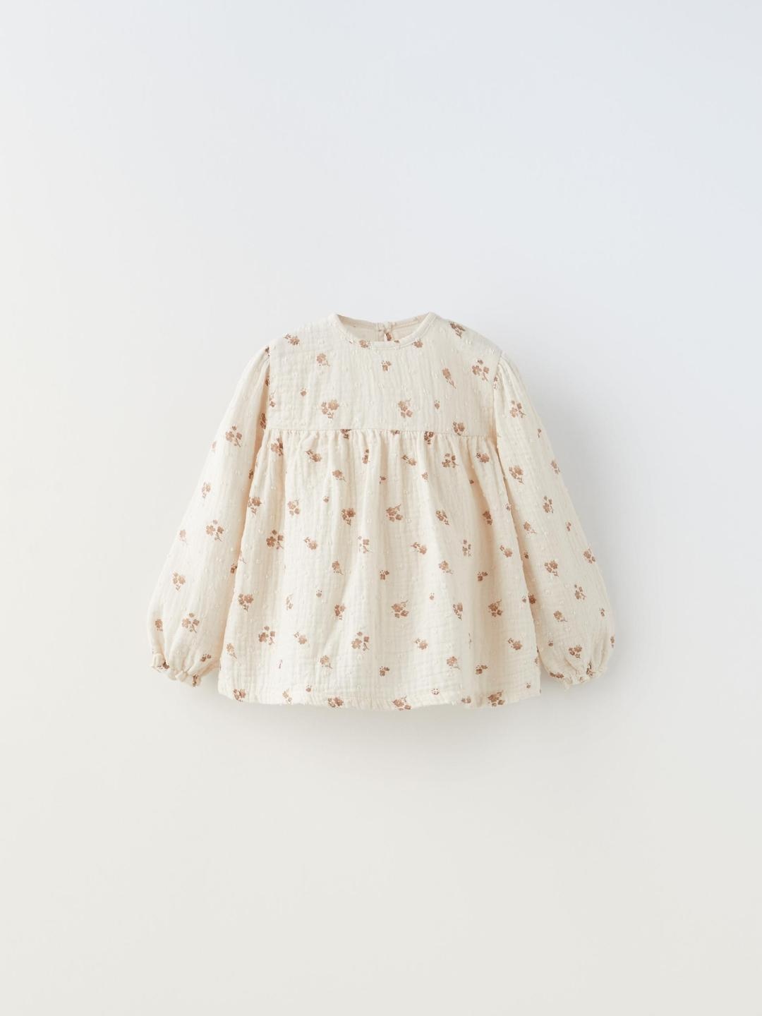 

ZARA Unisex Beige Shirts
