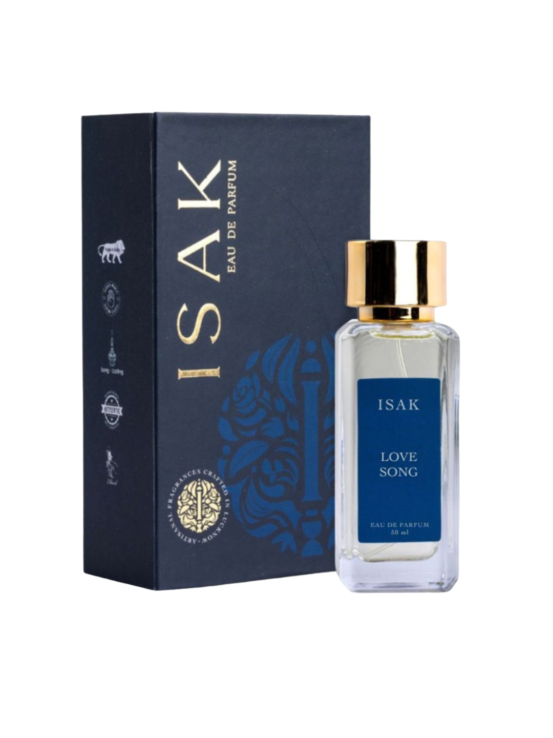 

Isak Love Song Long Lasting Eau De Parfum- 50 ml, Transparent
