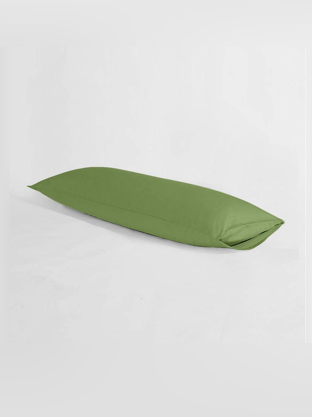 

Sleepino Olive Green 1 Pieces Solid Pure Cotton Rectangle Pillow Covers