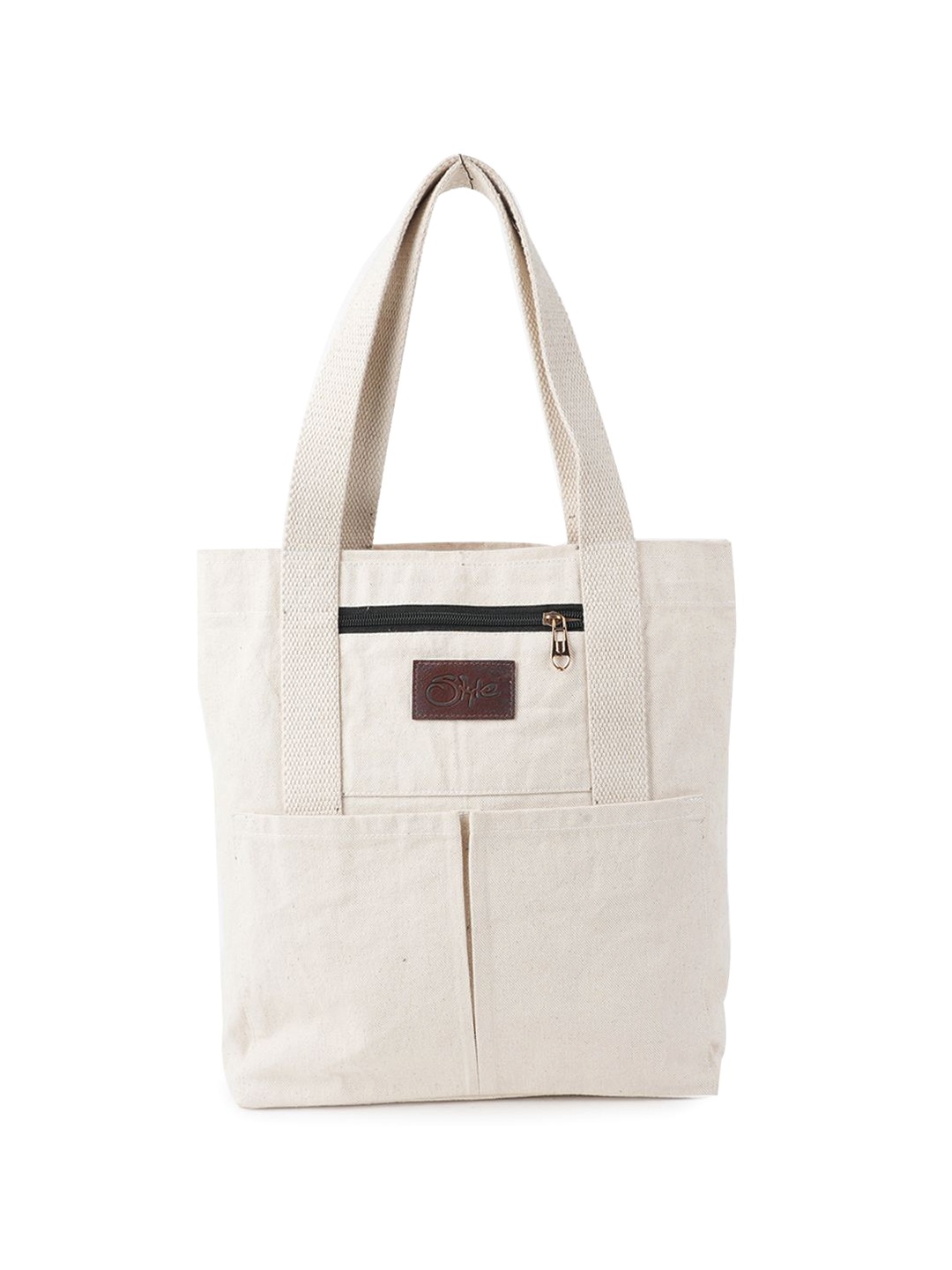 

Style Shoes Women Solid Structured Tote Bag, White