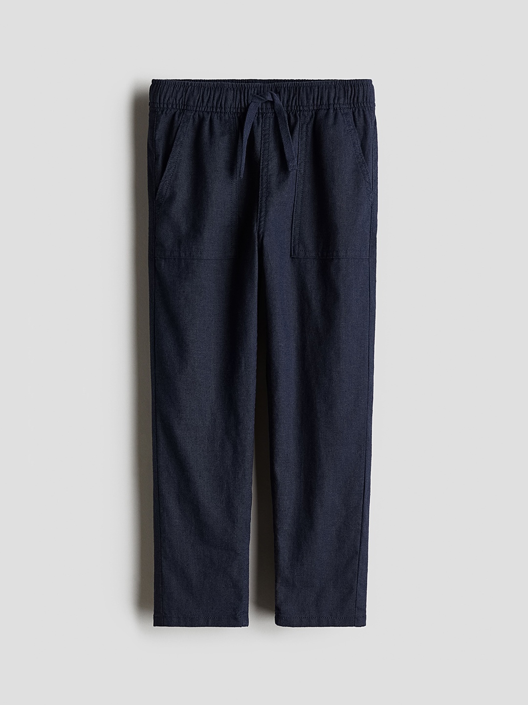 

H&M Boys Mid Rise Trousers, Blue