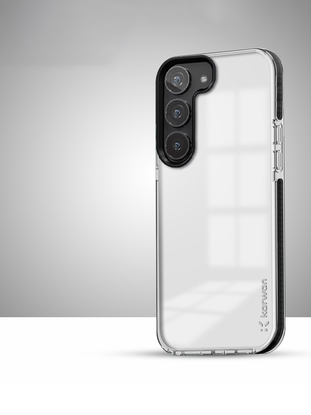

Karwan Solid Printed Back Case Mobile Accessories, Transparent