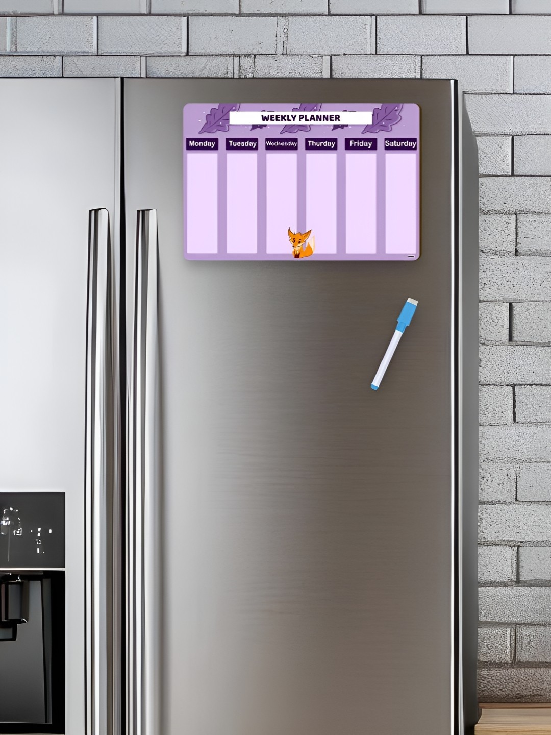 

CVANU Purple Printed Decorative Fridge Magnet
