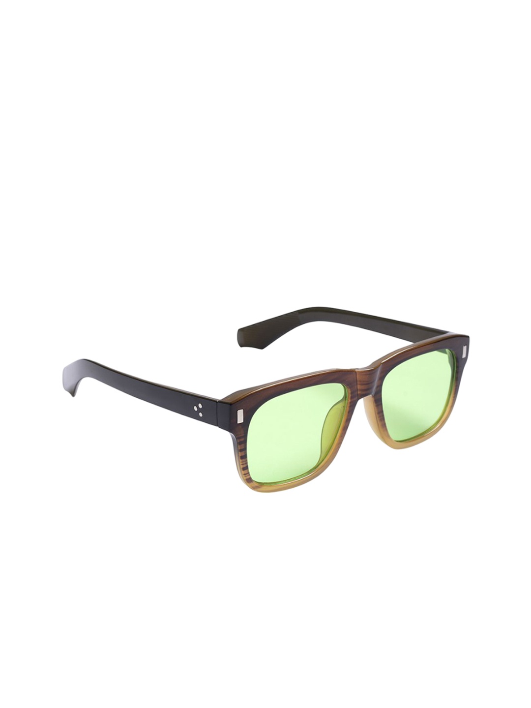 

DIMEH Unisex Square Sunglasses with UV Protected Lens SG-114, Green