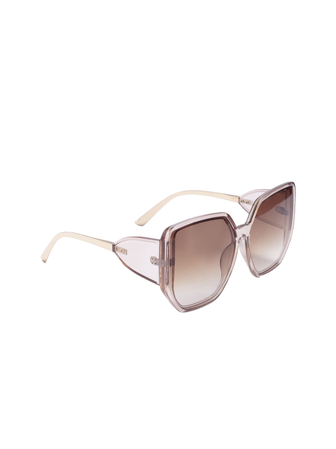 

DIMEH Women Oversized Sunglasses with UV Protected Lens SG-135-Brown