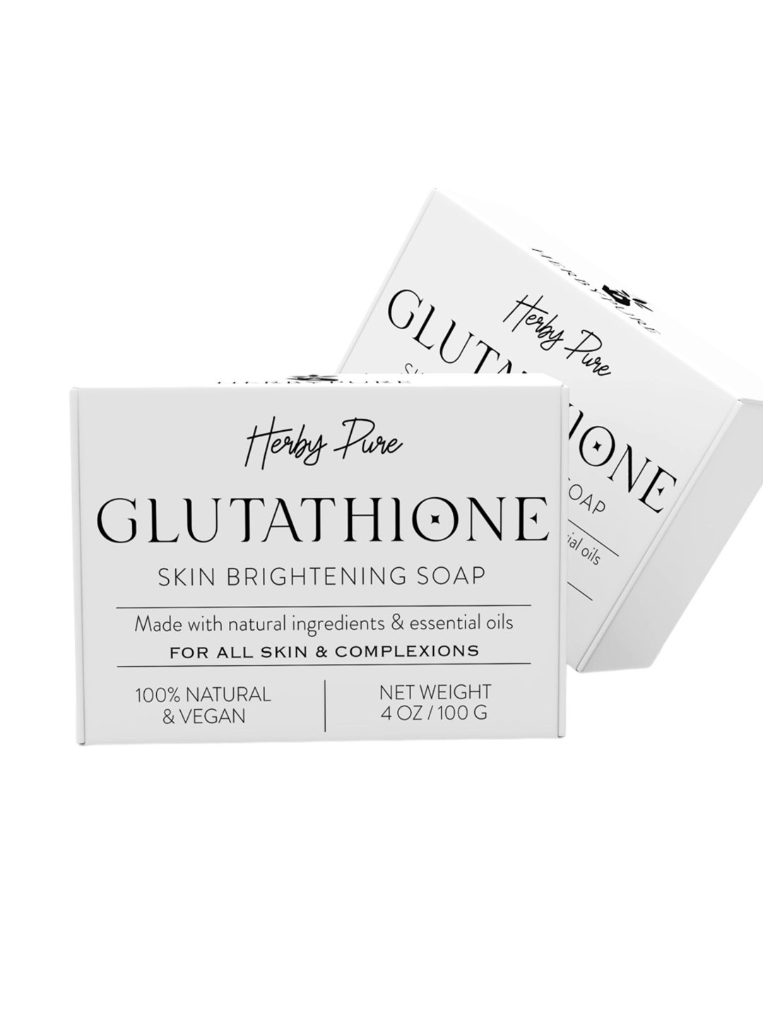 

Herby Pure 3% Glutathione Skin Brightening Soap For All Skin - 100 g, White