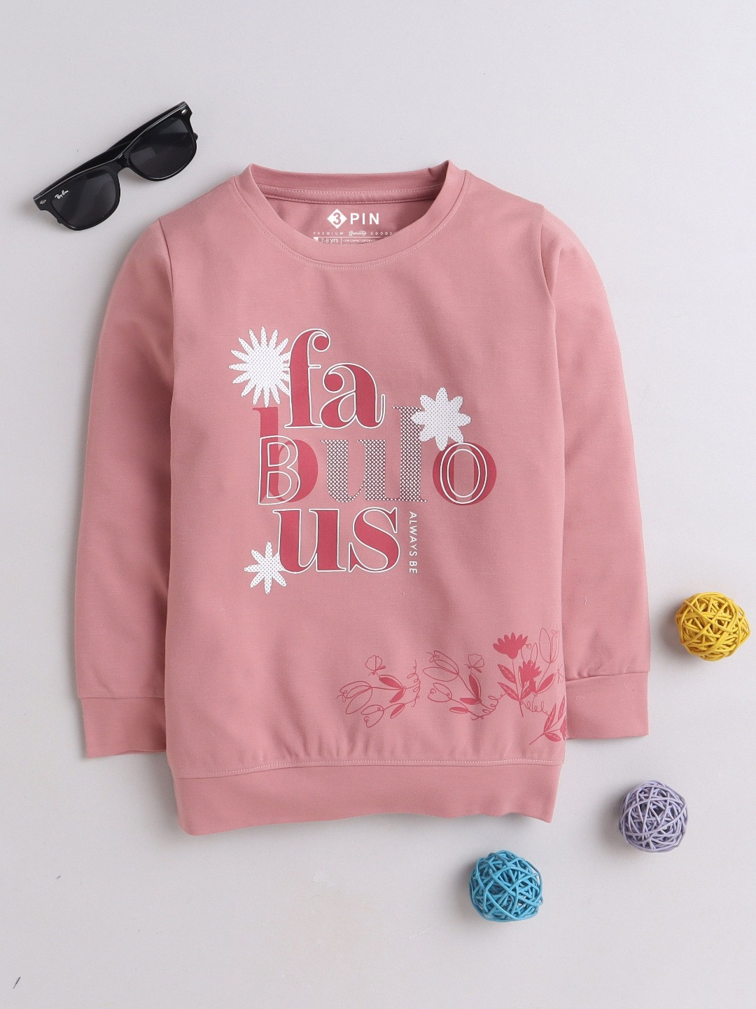 

3PIN Girls T-shirt, Pink