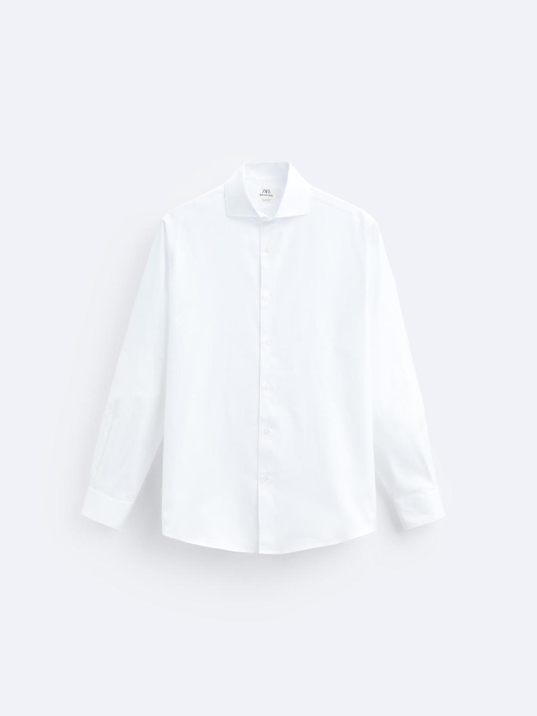 

ZARA Men White Shirts