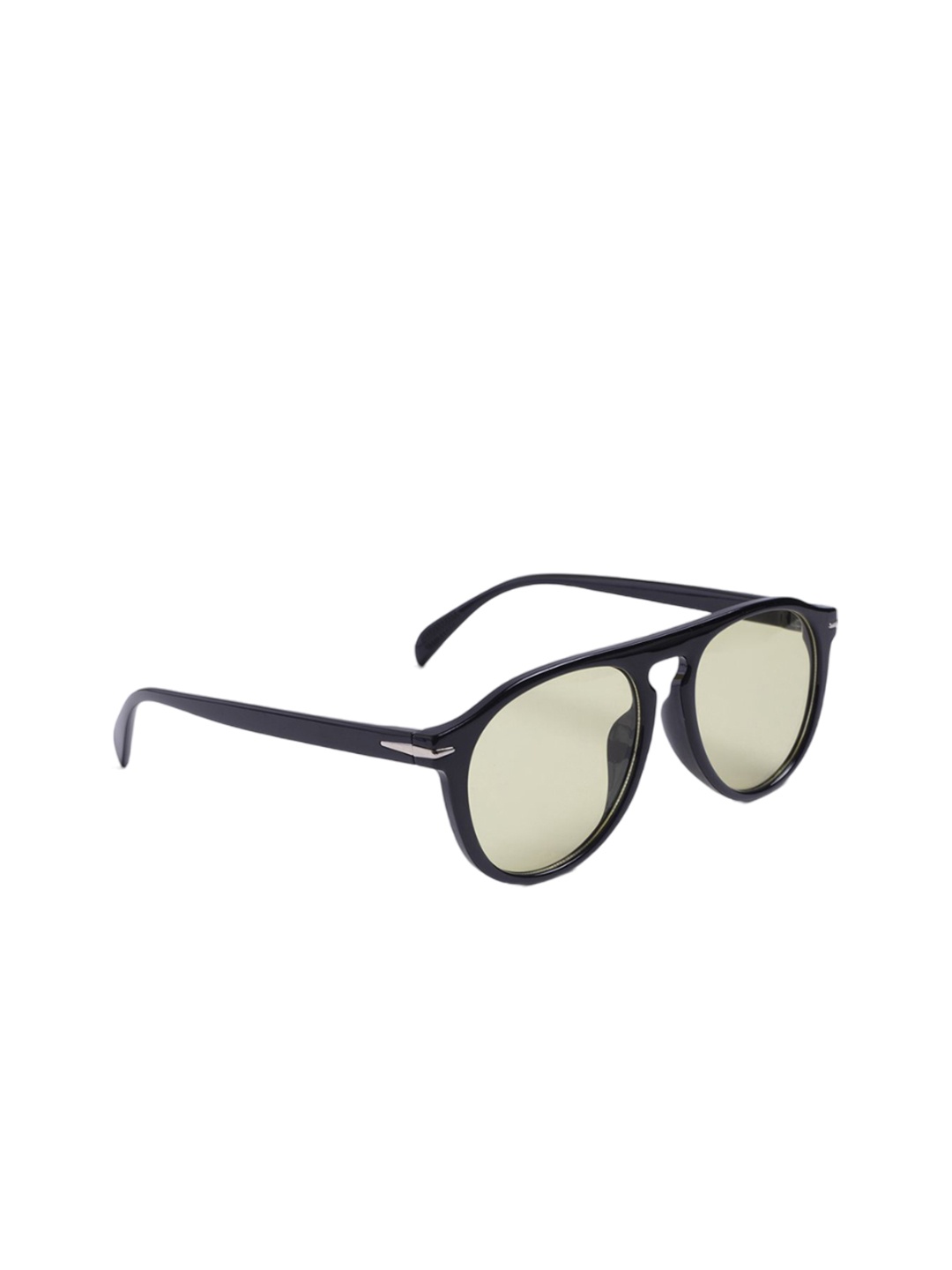 

DIMEH Adults Oval Sunglasses with UV Protected Lens SG-105-Yellow