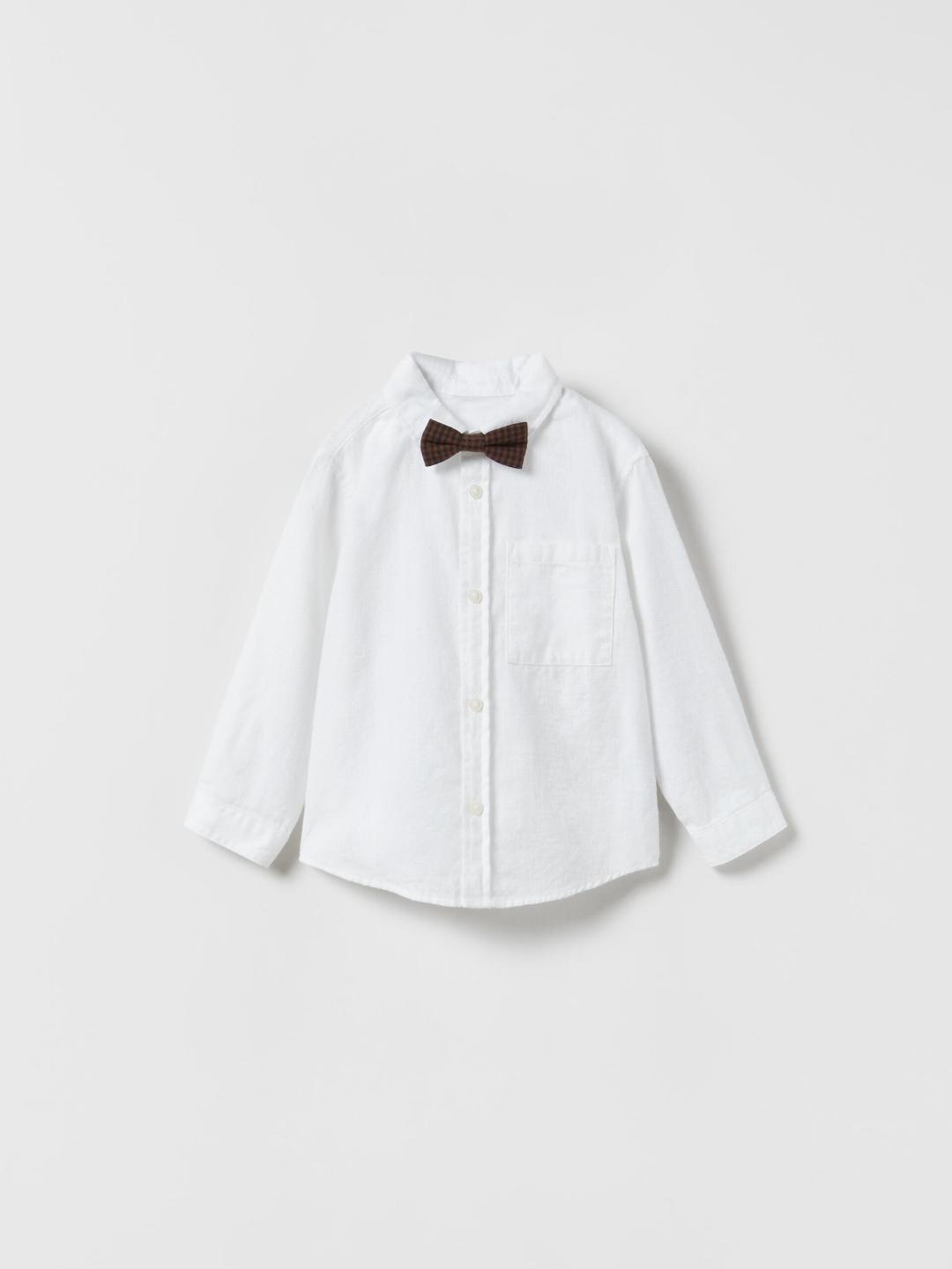 

ZARA Unisex Beige Shirts