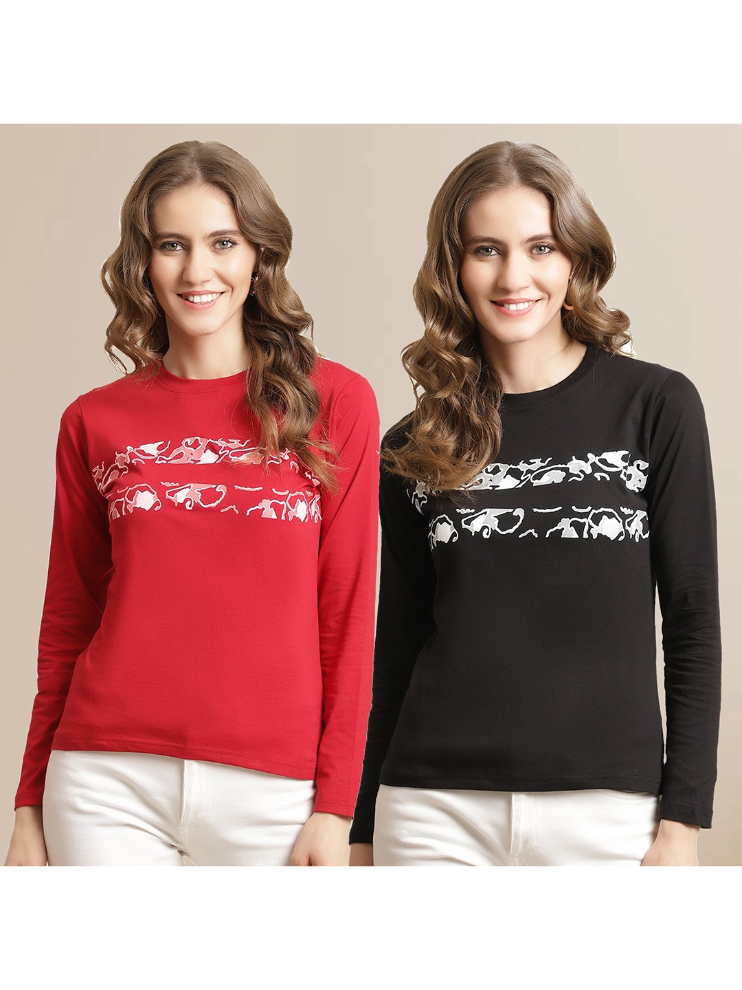 

Metronaut Women 2 Applique T-shirt, Multi