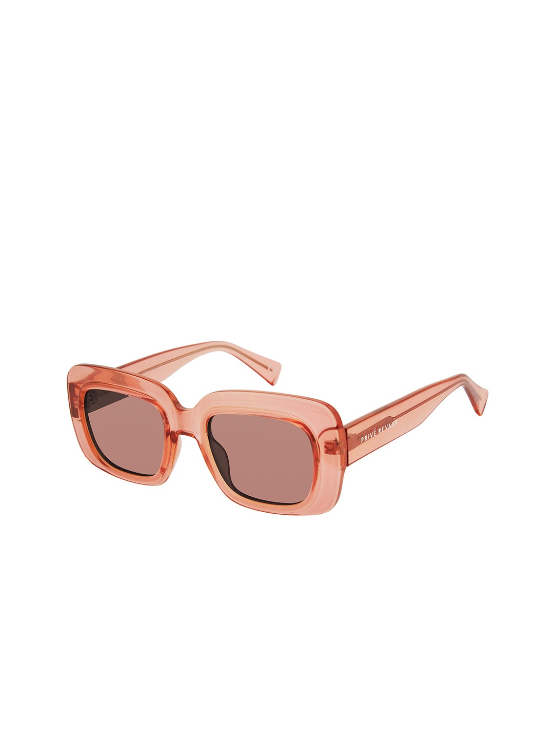 

PRIVE REVAUX Women Square Sunglasses with UV Protected Lens 206315S8R510F, Pink
