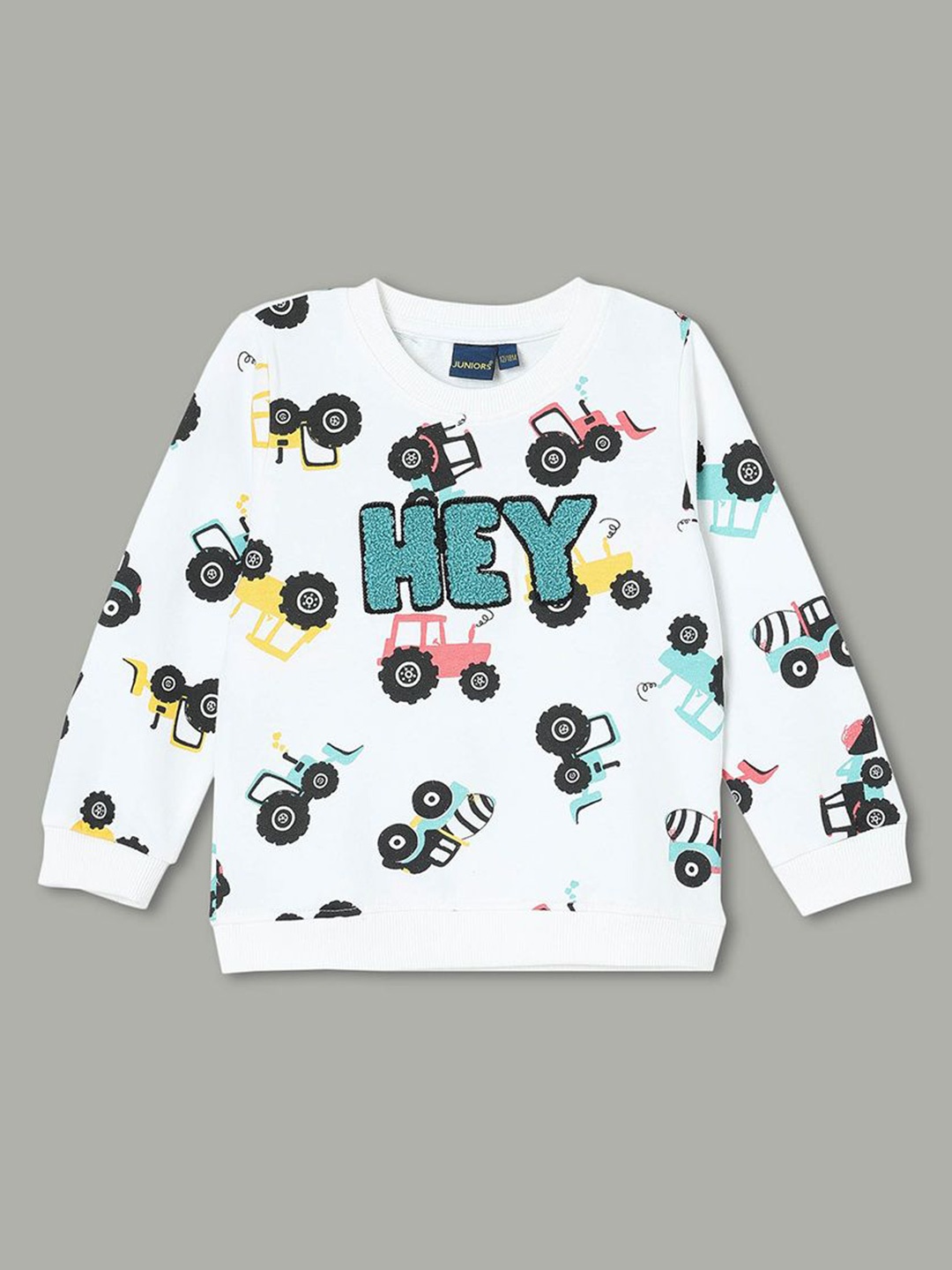 

Juniors by Lifestyle Boys Printed Humour and Comic Sweatshirt, Off white