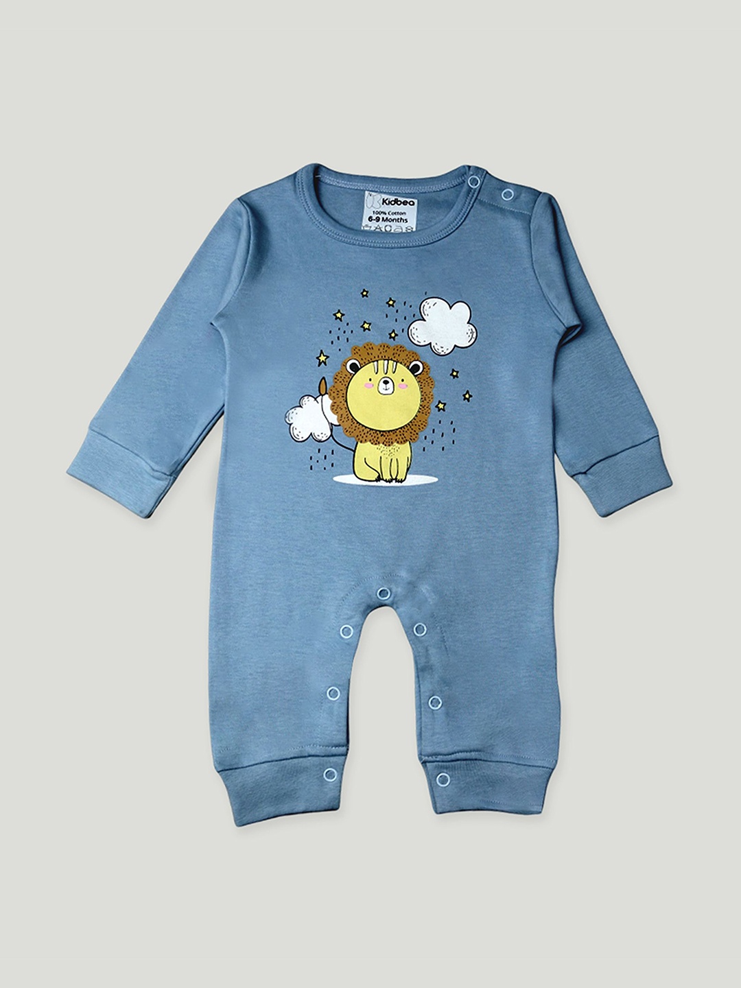 

Kidbea Infants Kids Set Of 8 Printed Pure Cotton Baby Apparel Gift Set, Multi