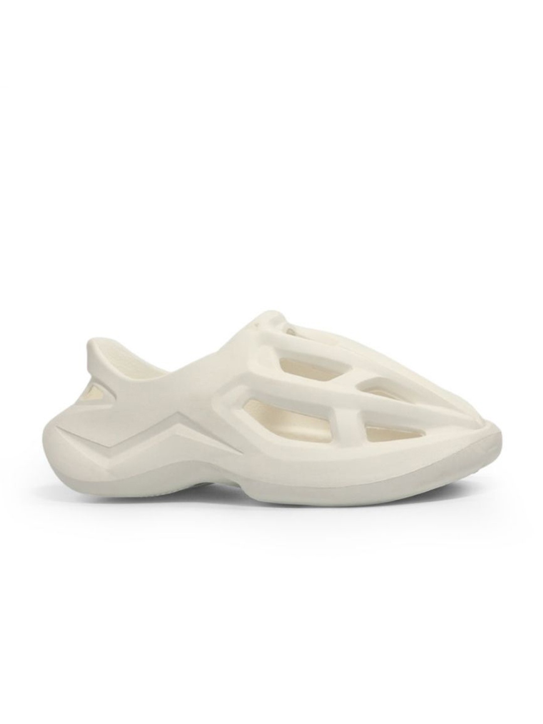 

SPIFFERS Men Self Design Croslite Clogs, White