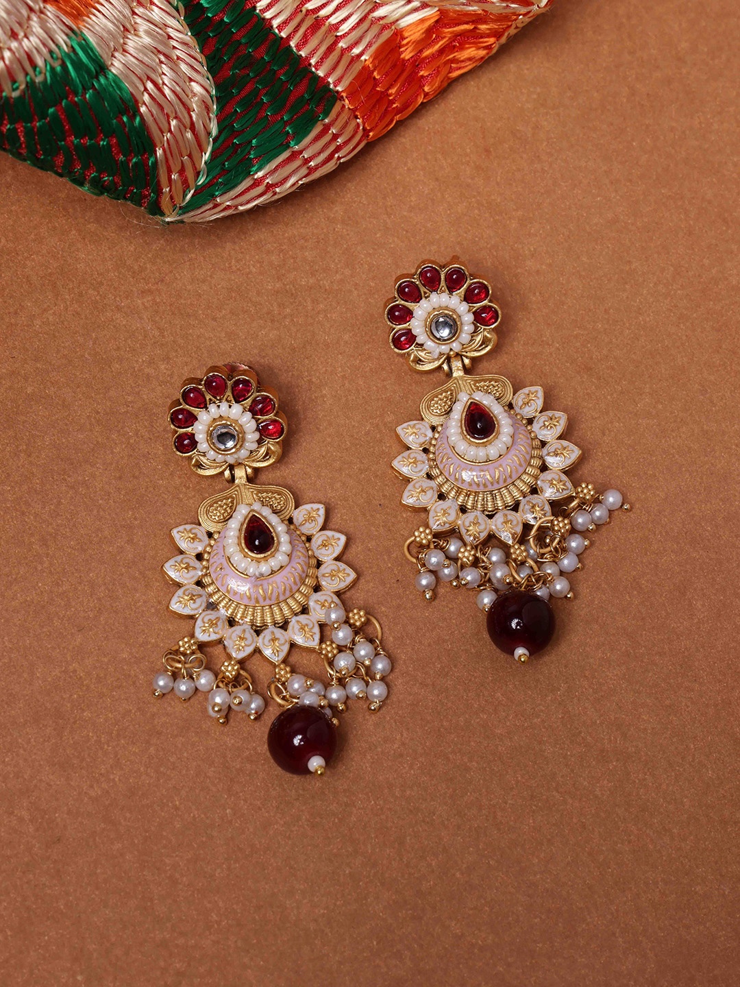 

PANASH Contemporary Drop Earrings, Gold