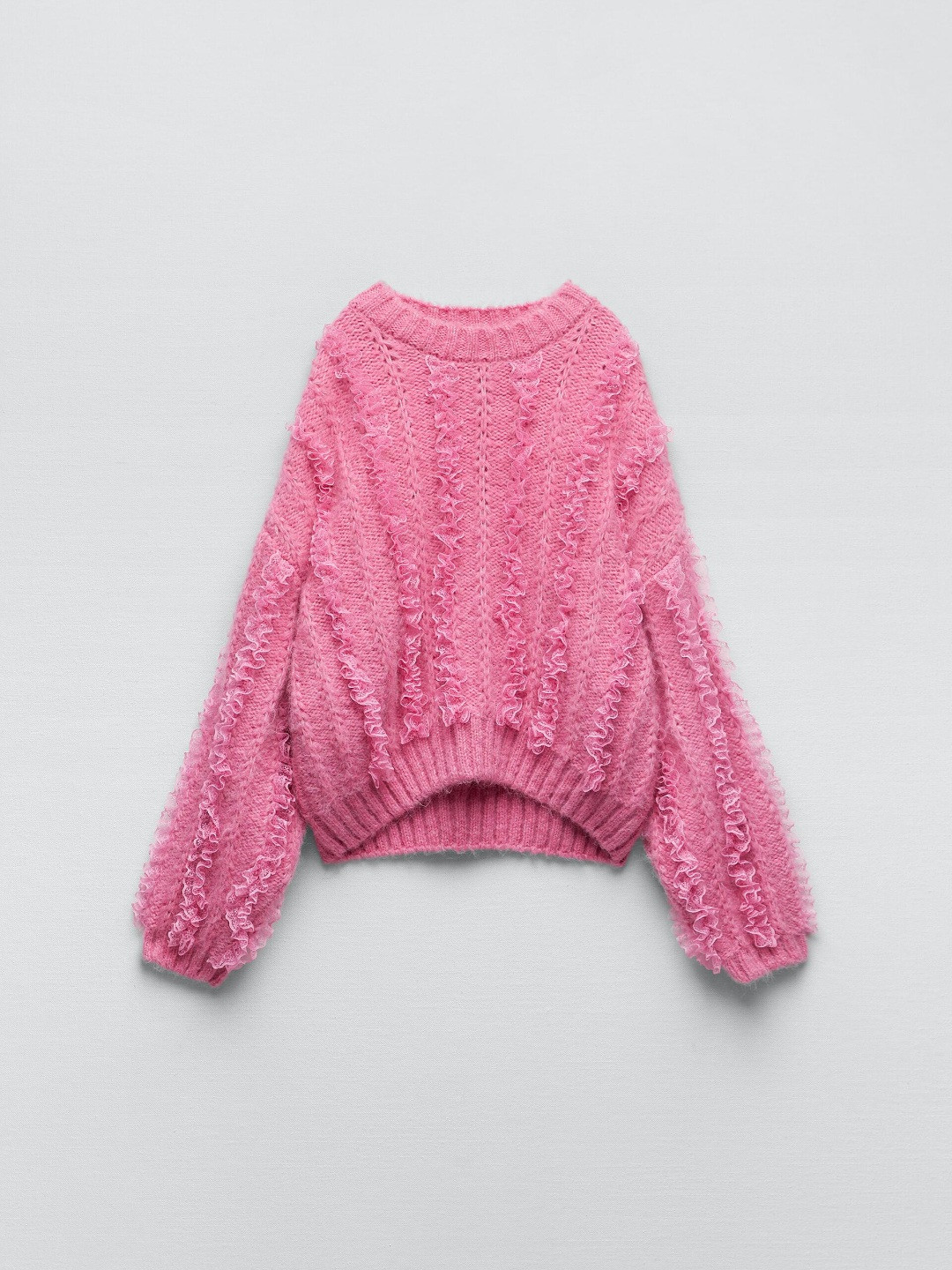 

ZARA Women Pink Sweaters