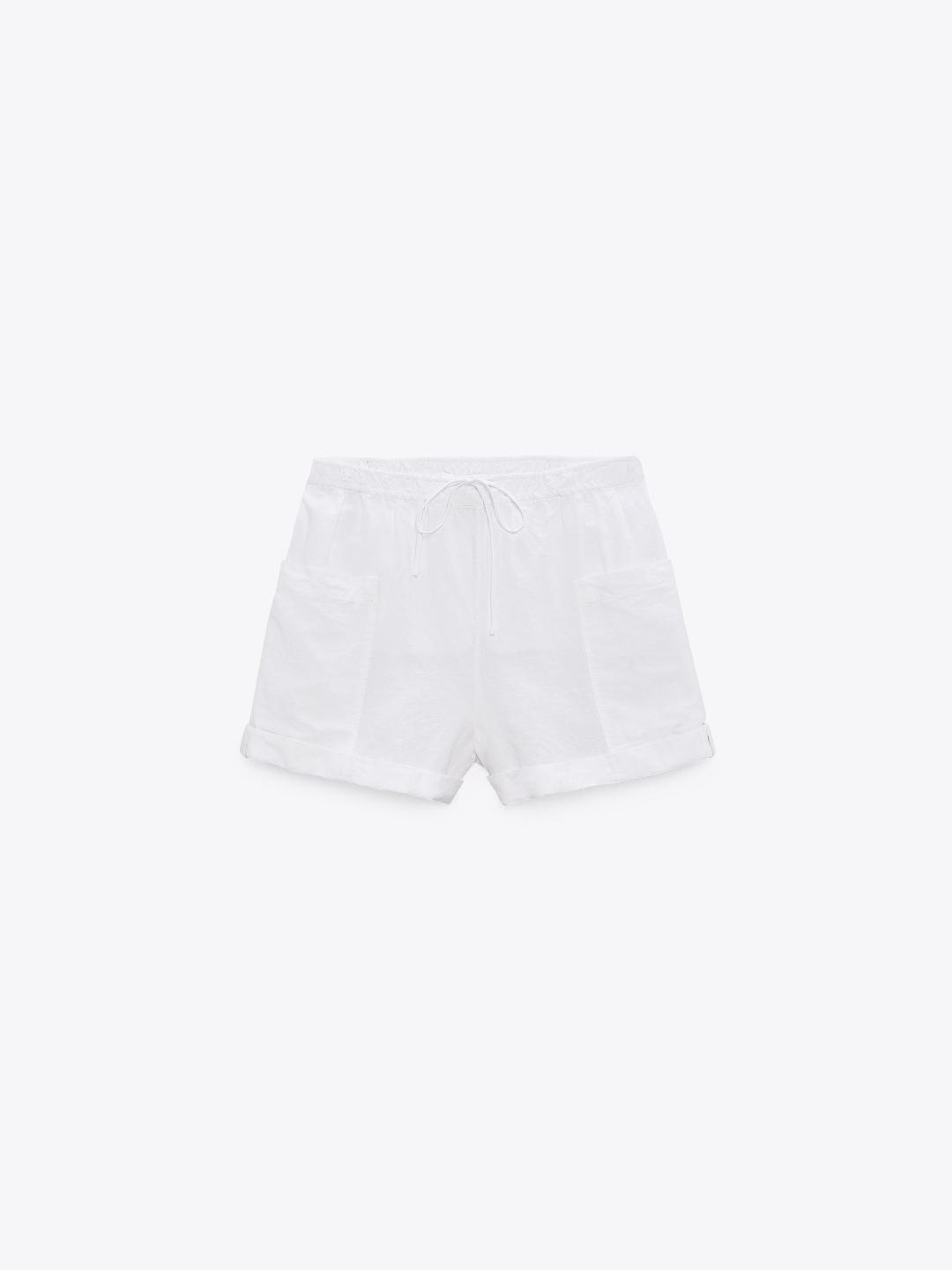 

ZARA Women White Shorts