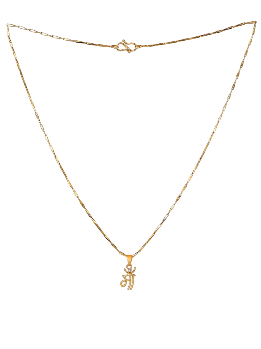 

Estele Gold-Plated Square Pendant With Chain