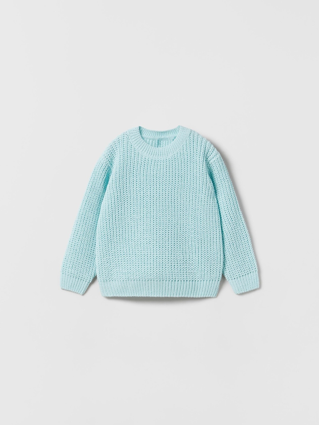 

ZARA Kids-Unisex Turquoise Blue Sweaters