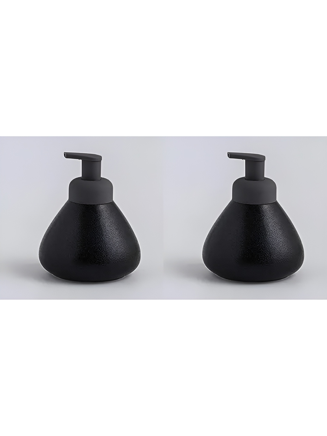 

The Better Home Black 2 Pieces Ceramic Matte Soap Dispenser 360 ml