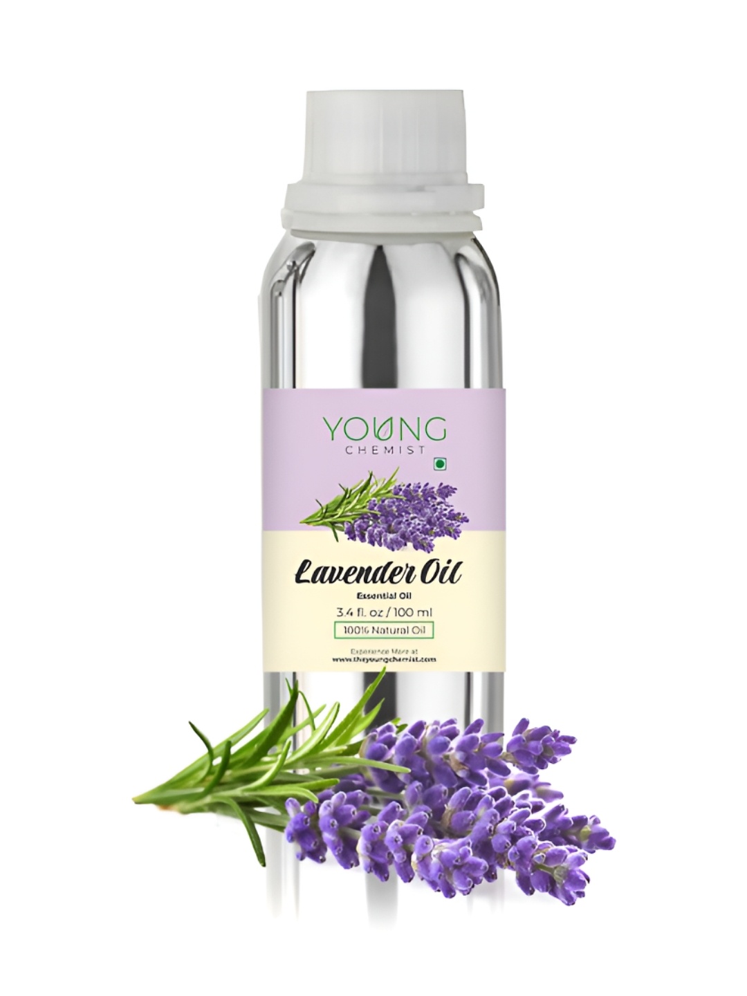 

YOUNG CHEMIST Lavender Essential Oil For Hair & Skin - 100 ml, Transparent