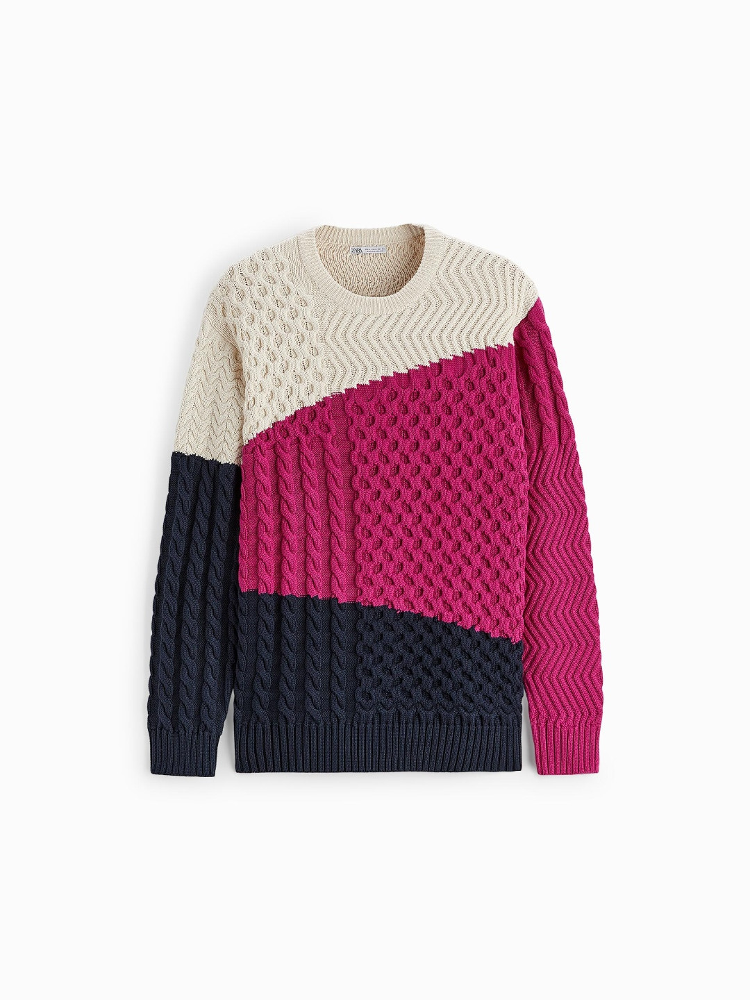 

ZARA Men Purple Sweaters