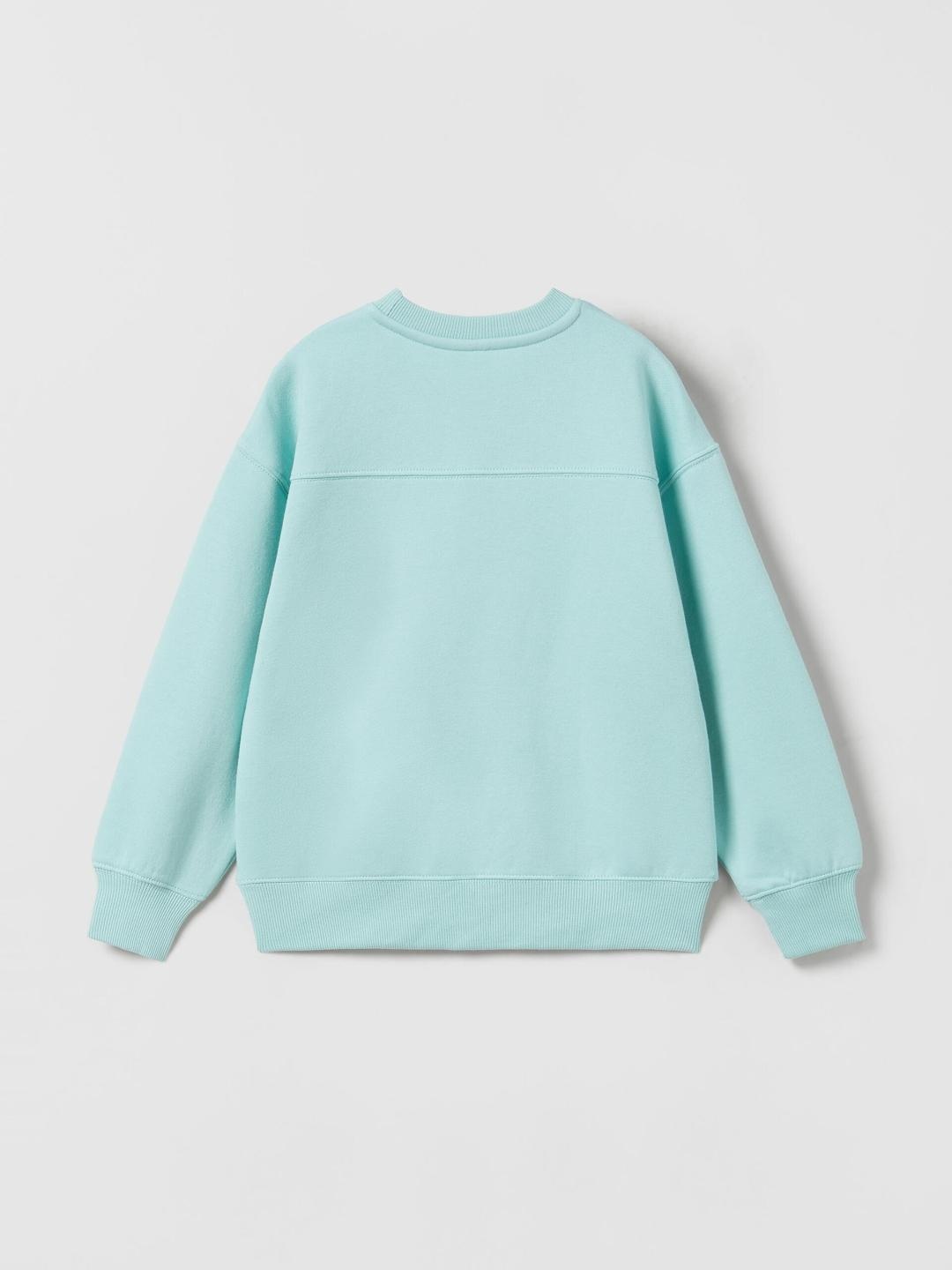 

ZARA Girls Turquoise Blue Sweaters