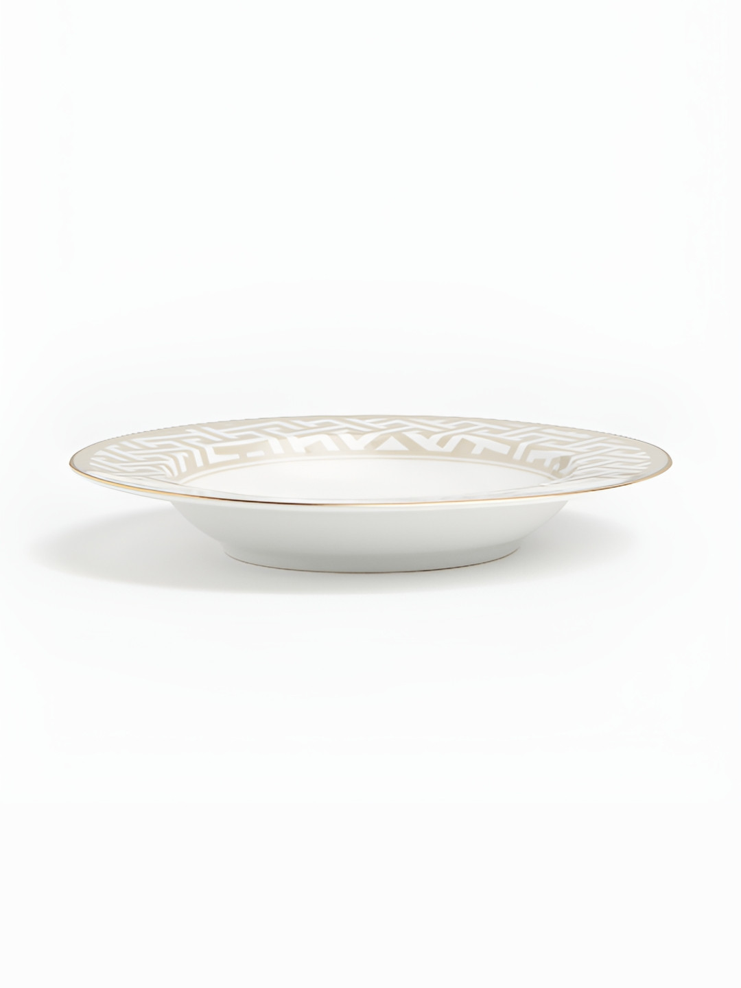 

H&M Beige Deep Porcelain Plate