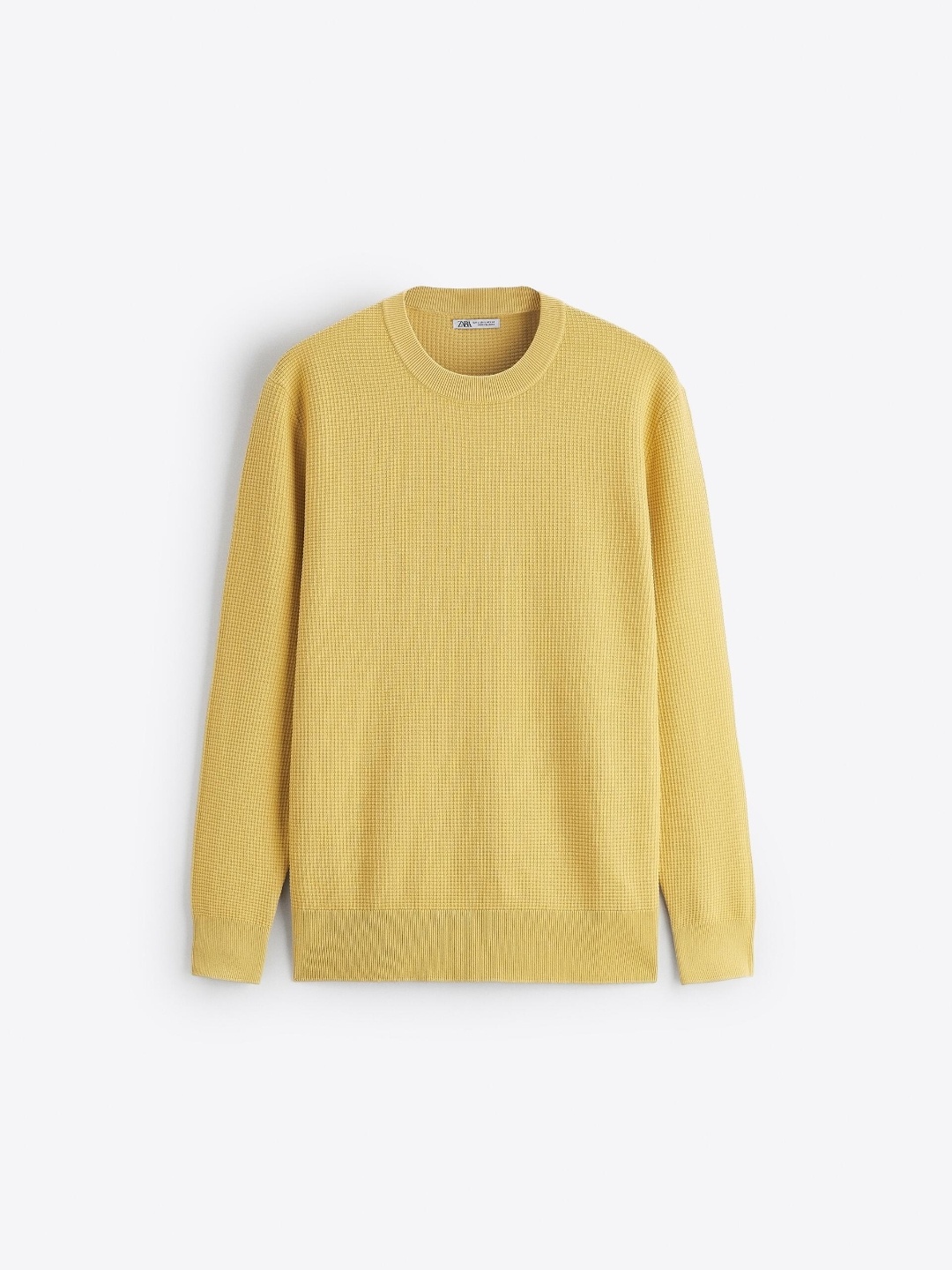 

ZARA Men Yellow Sweaters