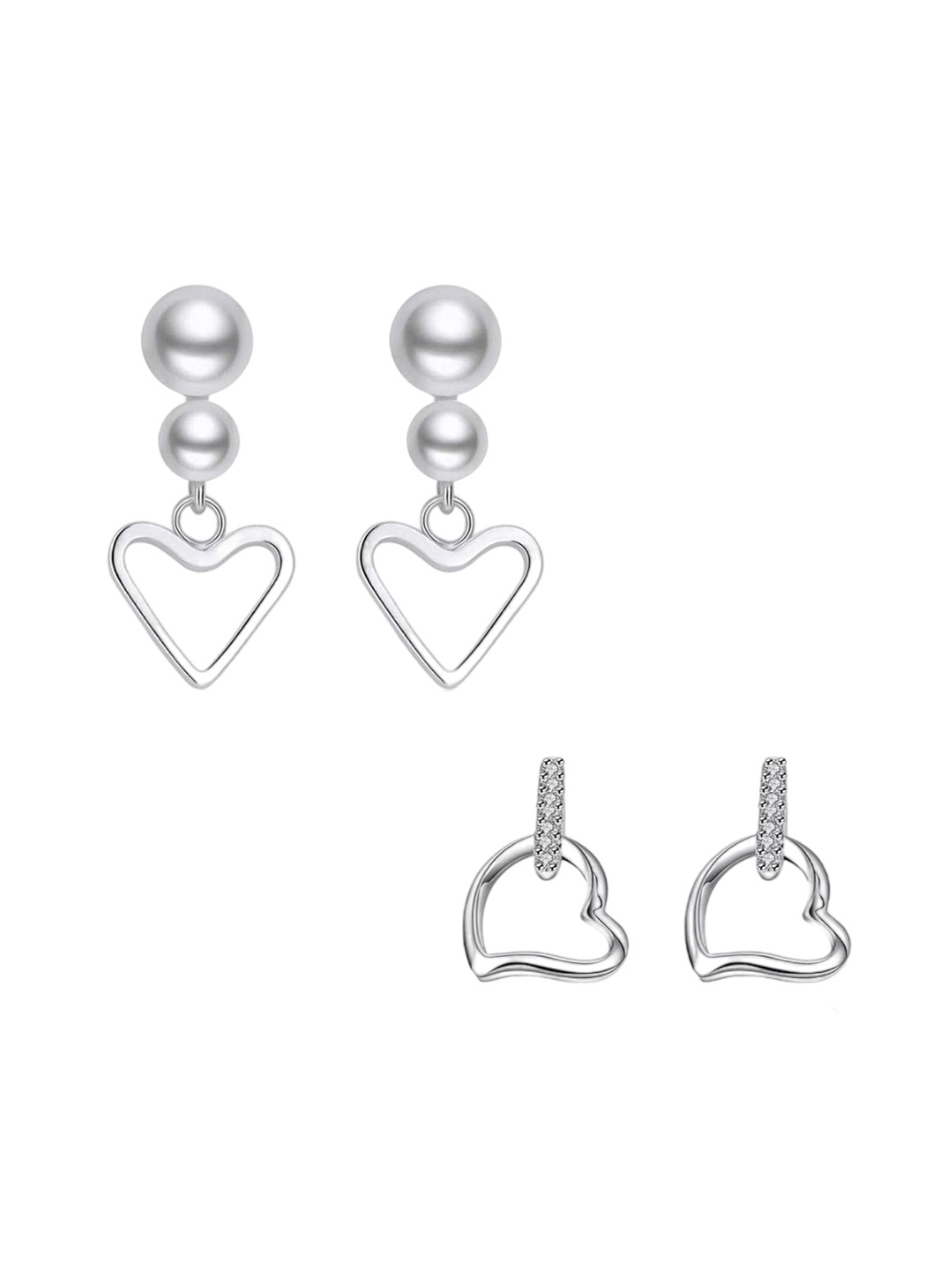 

MYKI Contemporary Drop Earrings, Silver