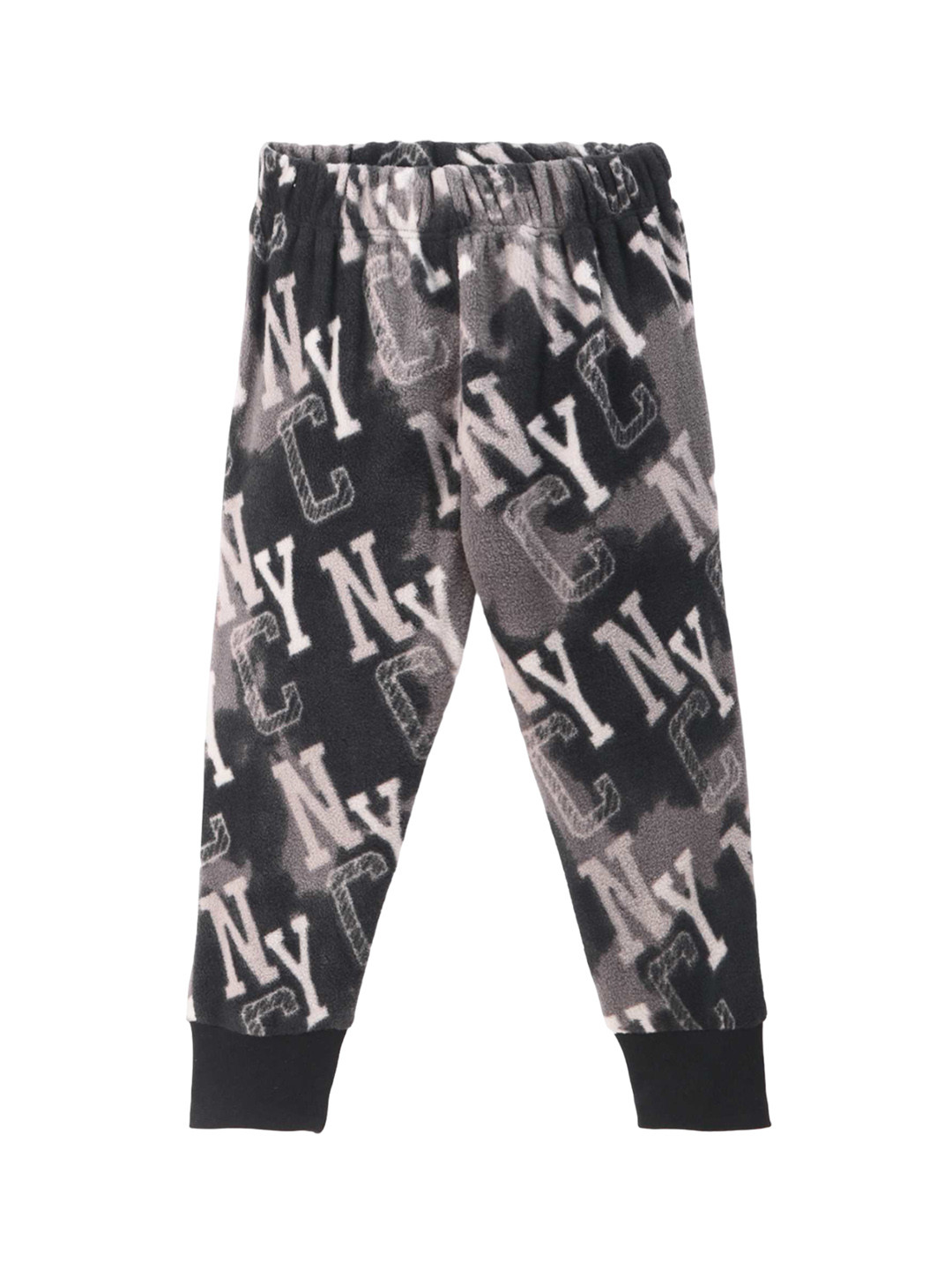 

CrayonFlakes Kids Printed Slip-On Lounge Pants, Grey