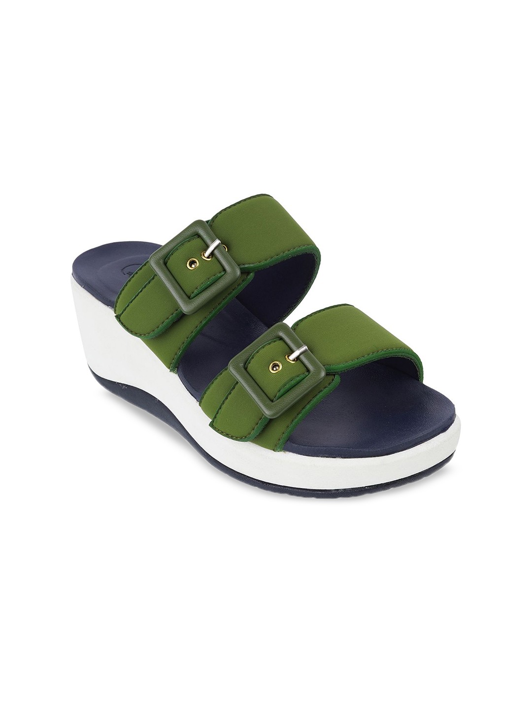 

Catwalk Women Wedge Open Toe Sandals, Green