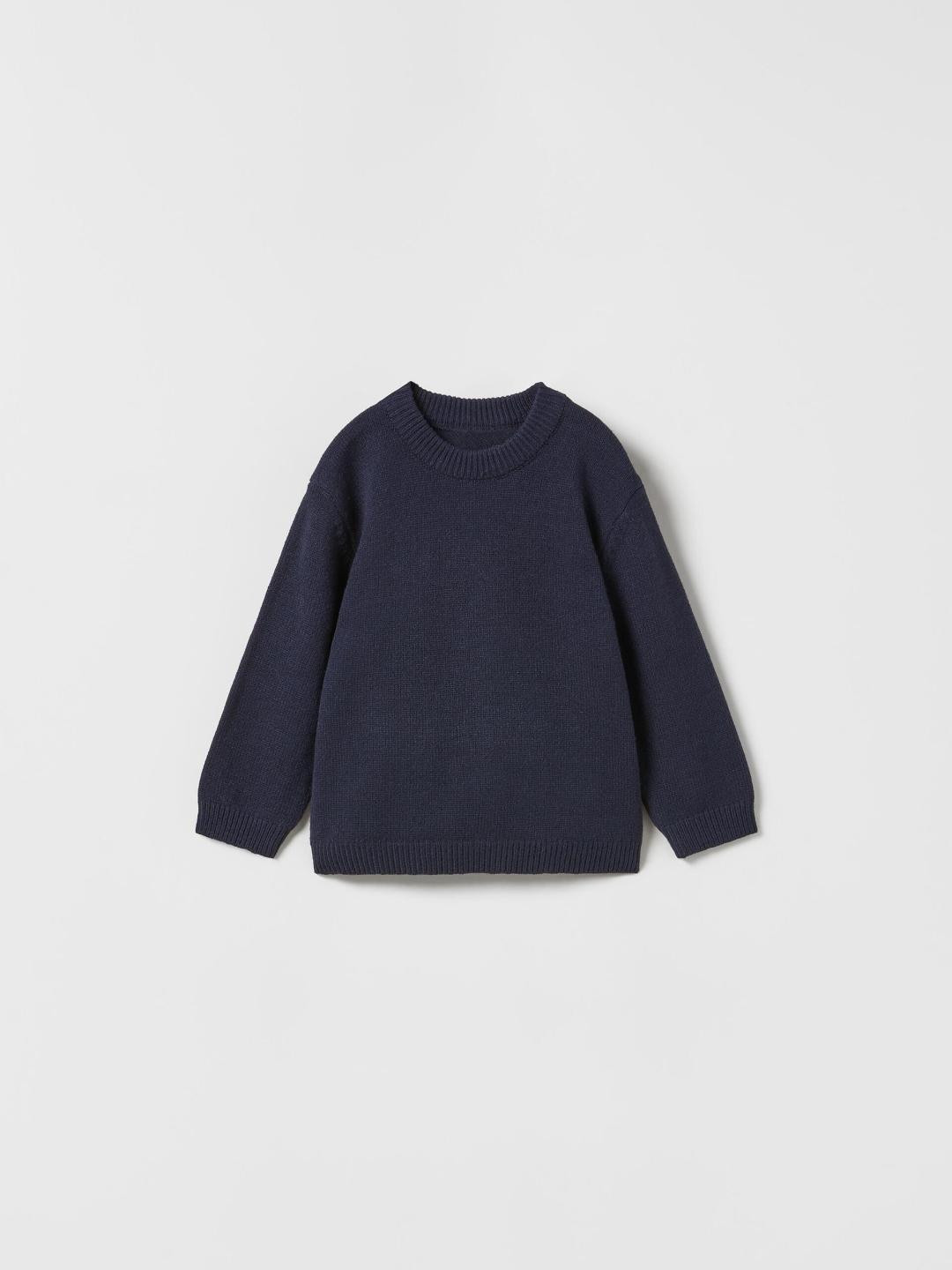 

ZARA Kids-Unisex Navy Blue Sweaters