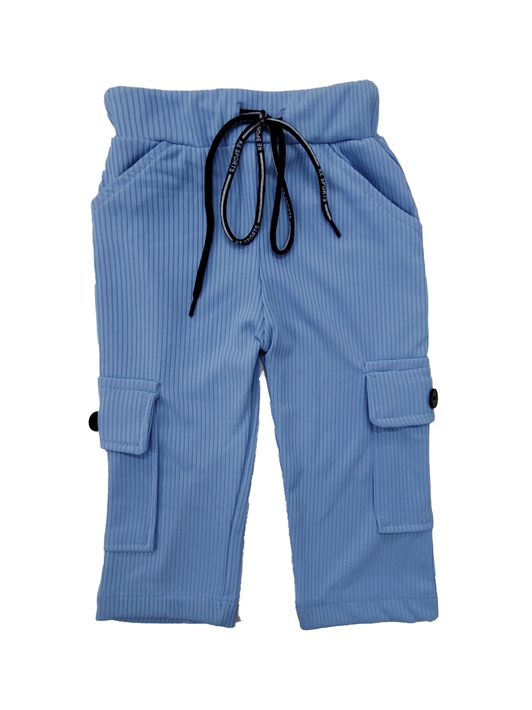 

BAESD Girls Mid-Rise Cargo Track Pants, Blue