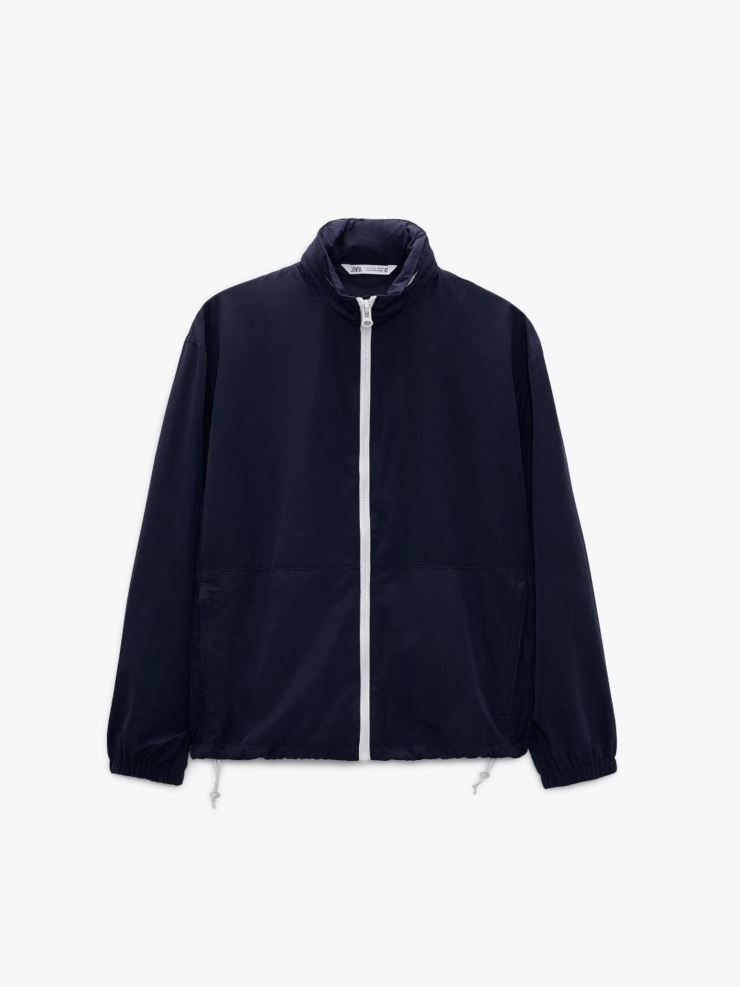 

ZARA Men Navy Blue Jackets