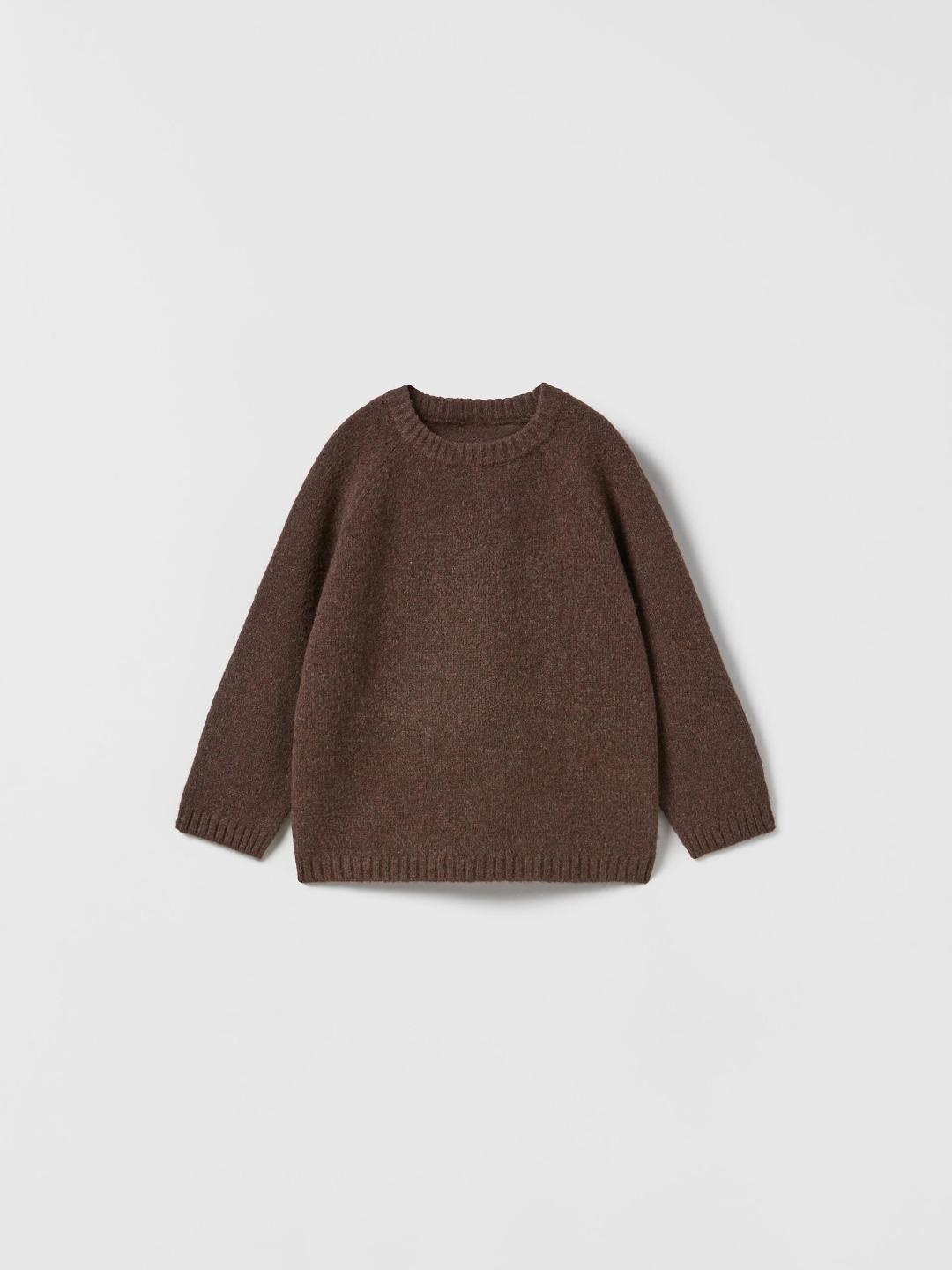 

ZARA Kids-Unisex Brown Sweaters