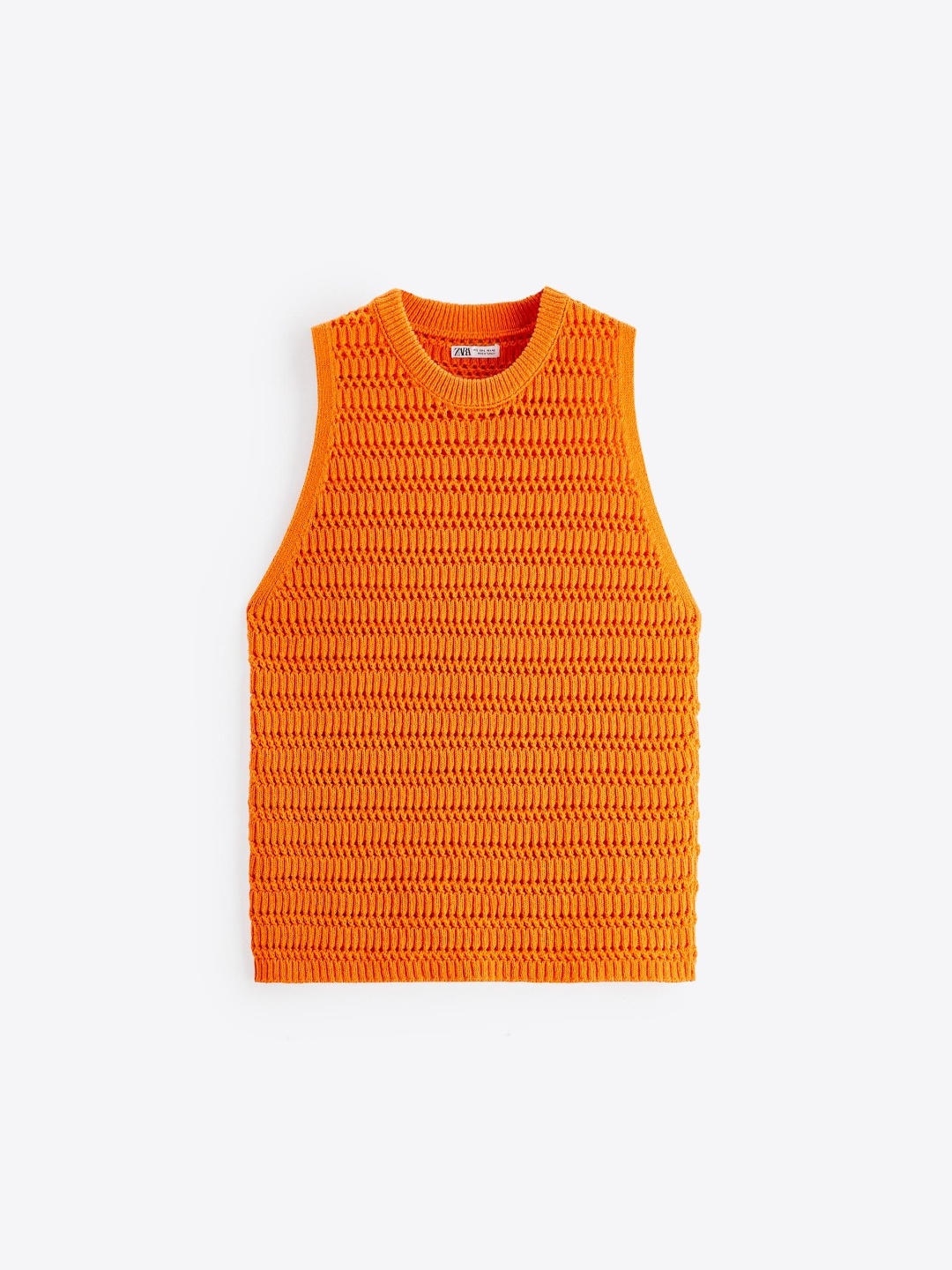 

ZARA Men Orange Sweaters