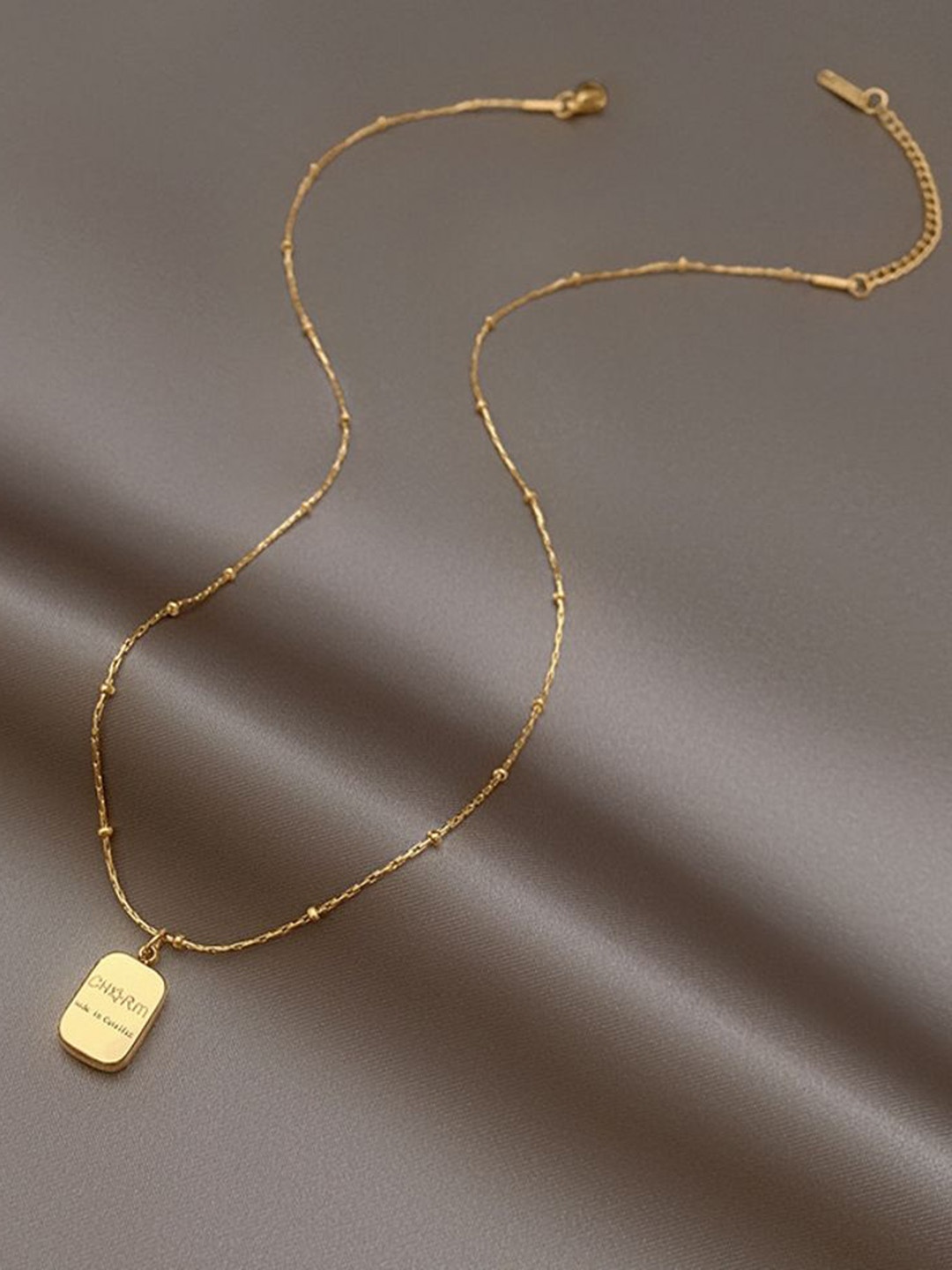 

MYKI Gold-Plated Contemporary Pendants with Chains