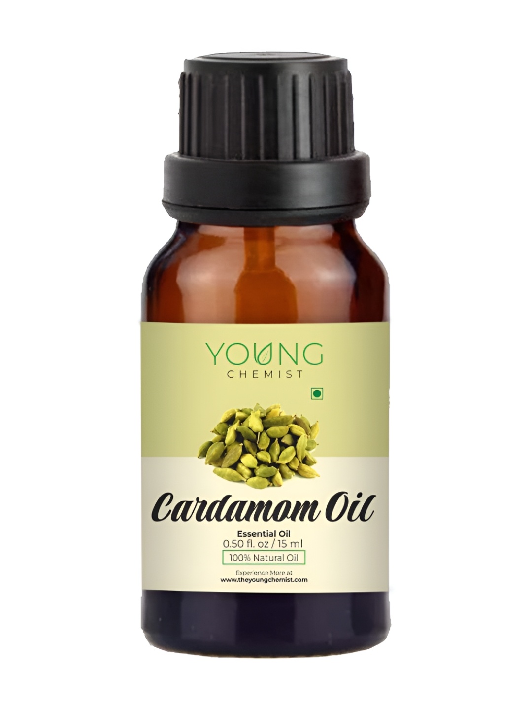

YOUNG CHEMIST Cardamom Essential Oil For Hair & Skin - 15 ml, Brown