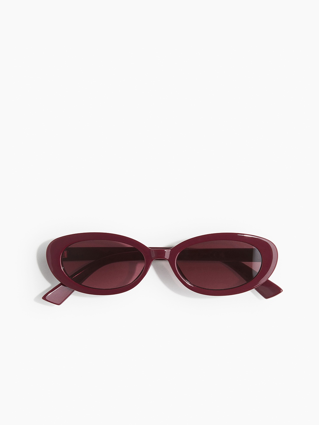 

H&M Women Oval Sunglasses 1226313009-Burgundy