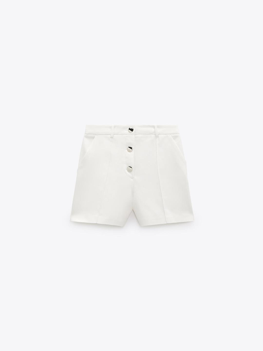 

ZARA Women White Shorts