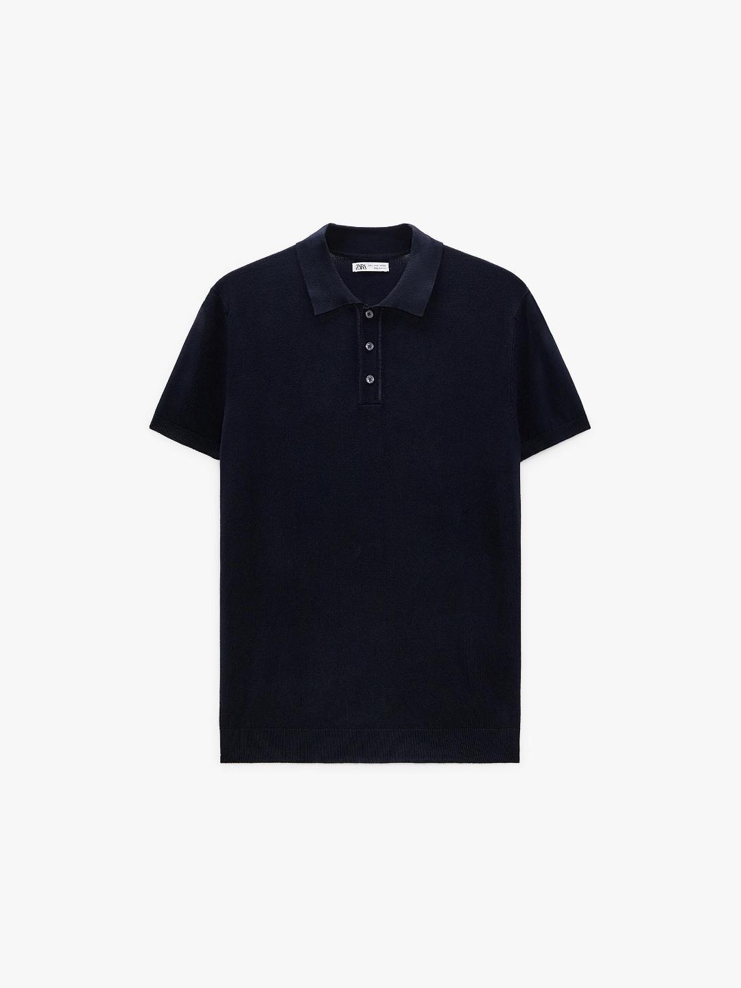 

ZARA Men Navy Blue Sweaters