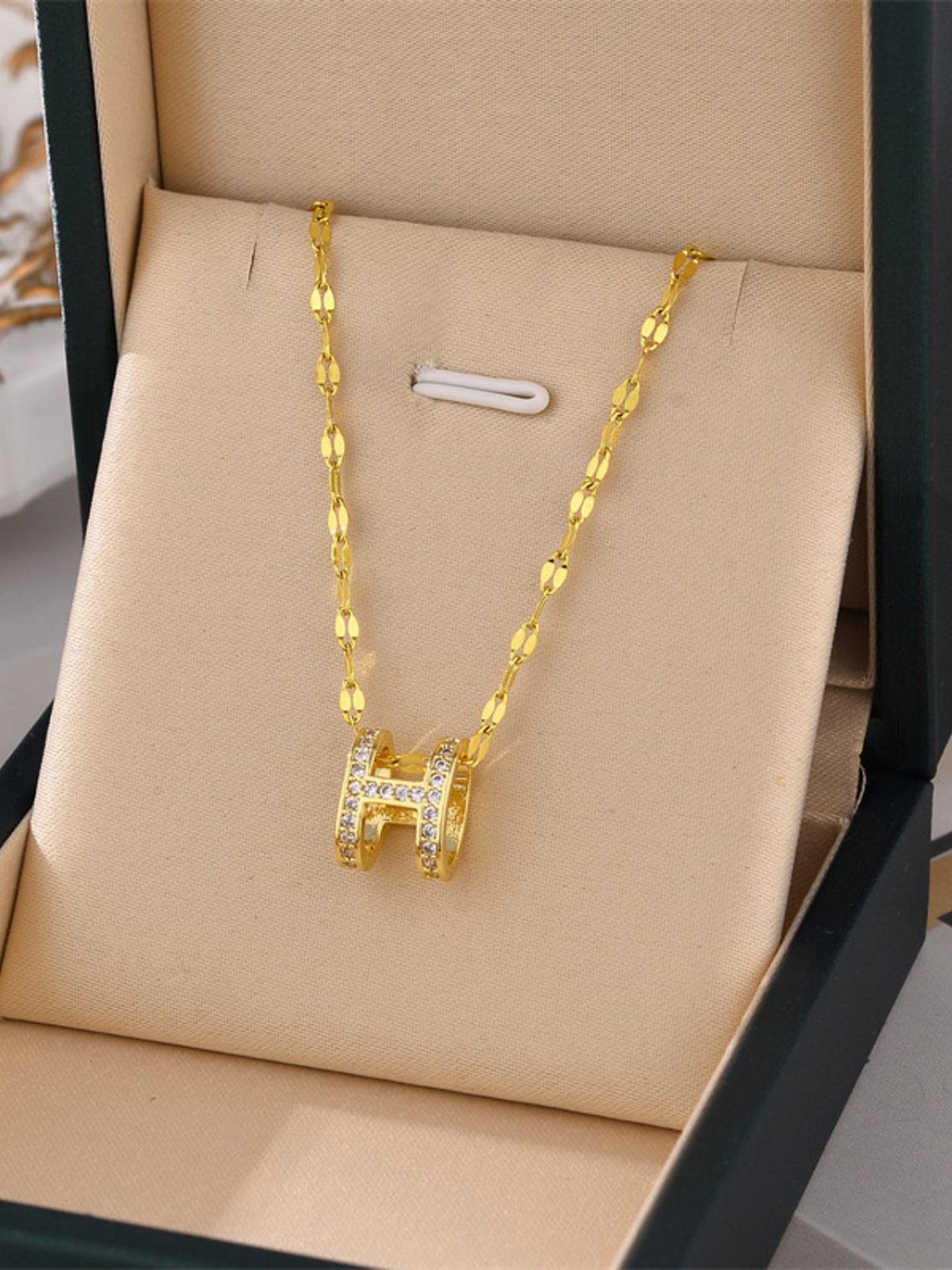 

MYKI Gold-Plated Contemporary Pendants with Chains