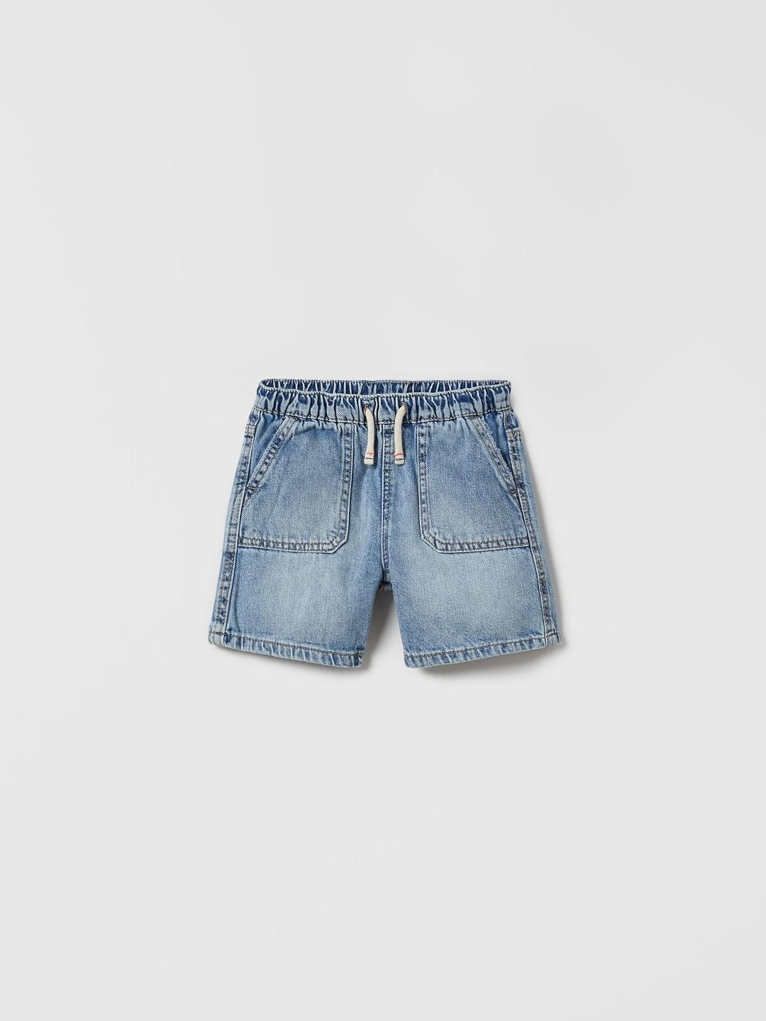 

ZARA Kids-Unisex Blue Shorts