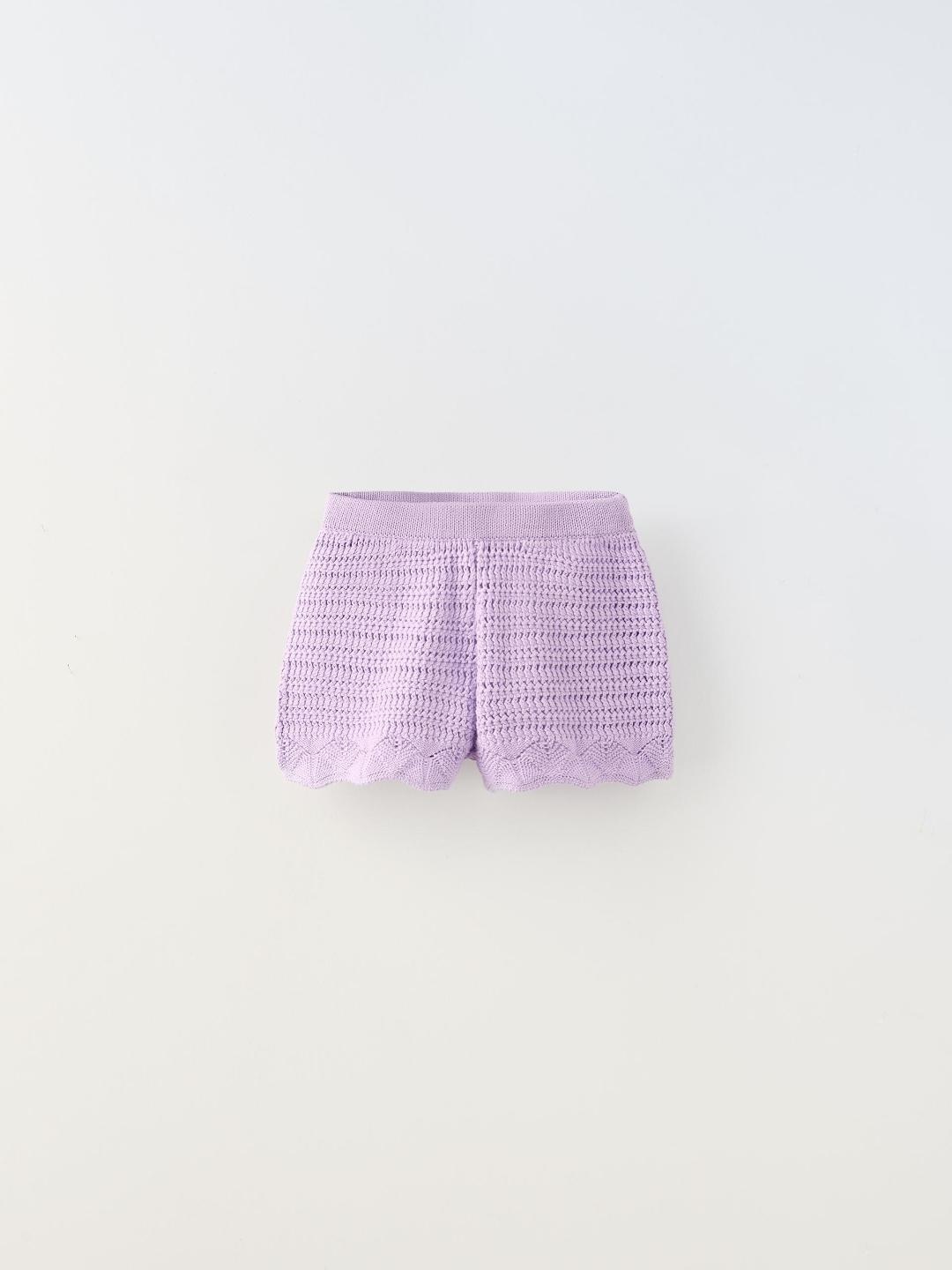 

ZARA Girls Mauve Shorts